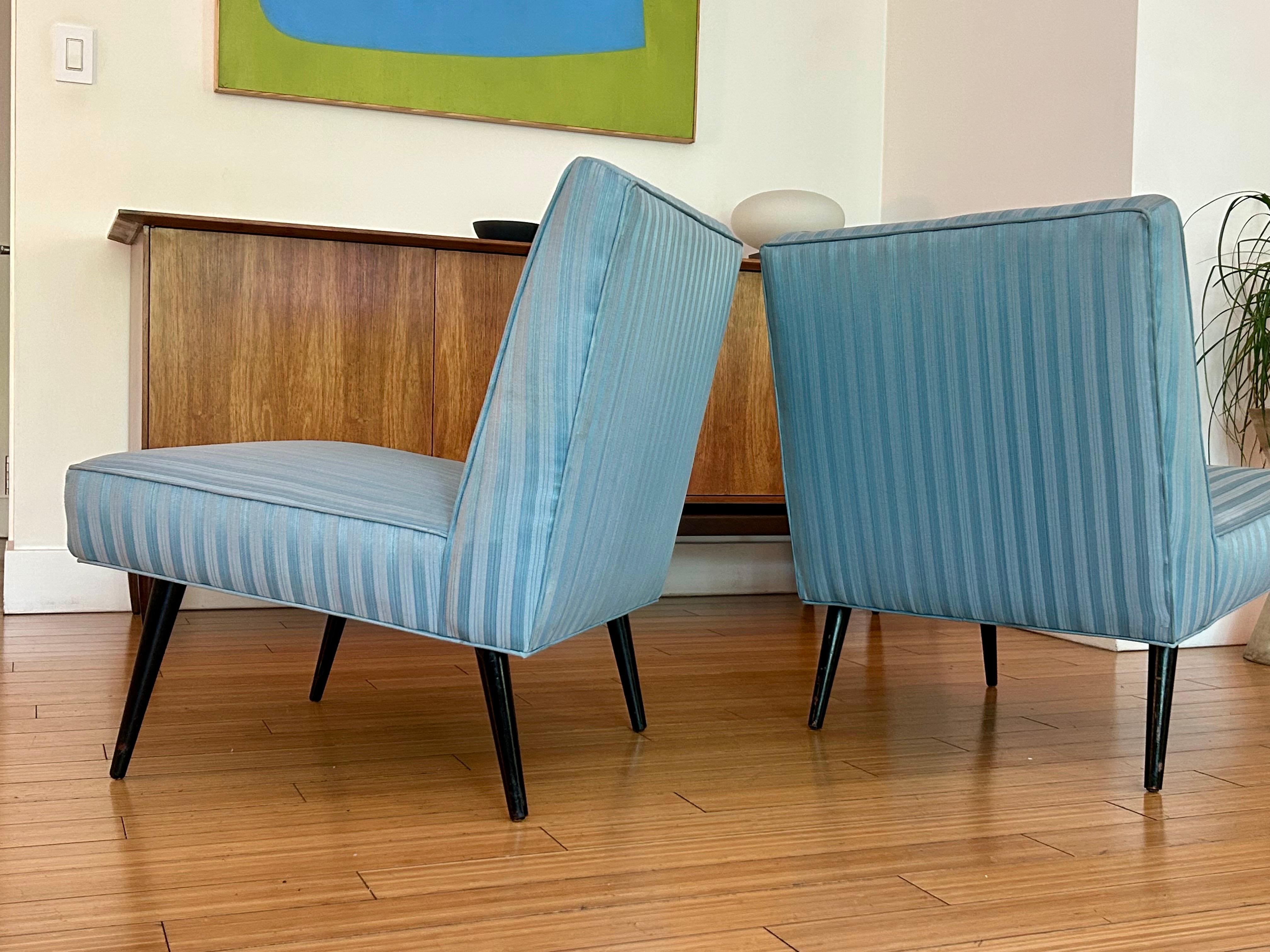 Occasional Slipper Lounge Chairs Paul McCobb For Sale 7
