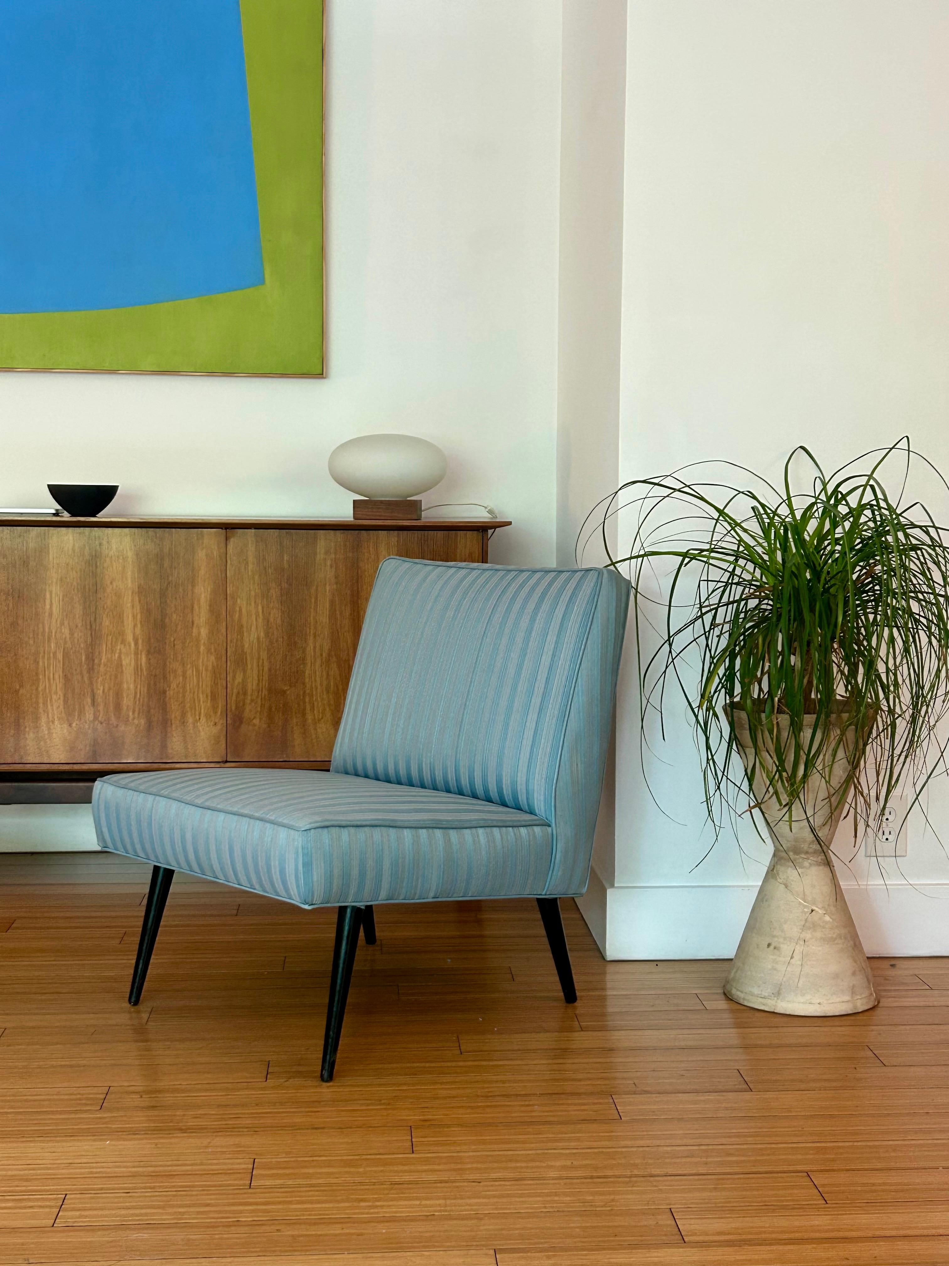 Mid-Century Modern Occasional Slipper Lounge Chairs Paul McCobb For Sale