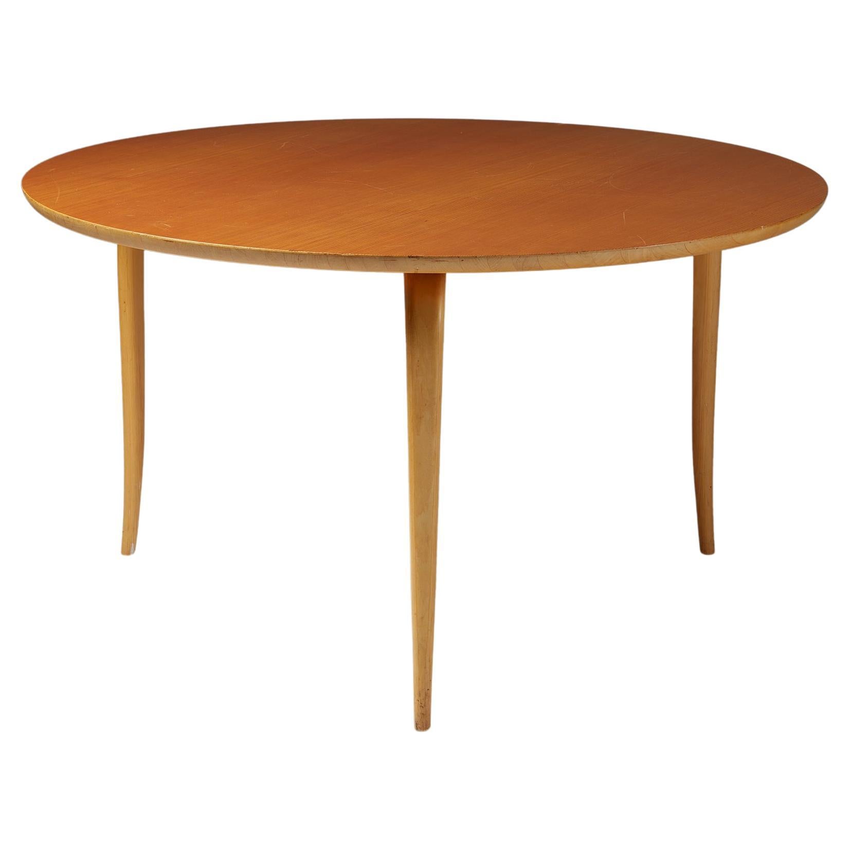 Occasional Table ‘Annika’ Designed by Bruno Mathsson for Karl Mathsson For Sale