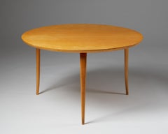 Occasional Table “Annika” Designed by Bruno Mathsson for Karl Mathsson, Sweden