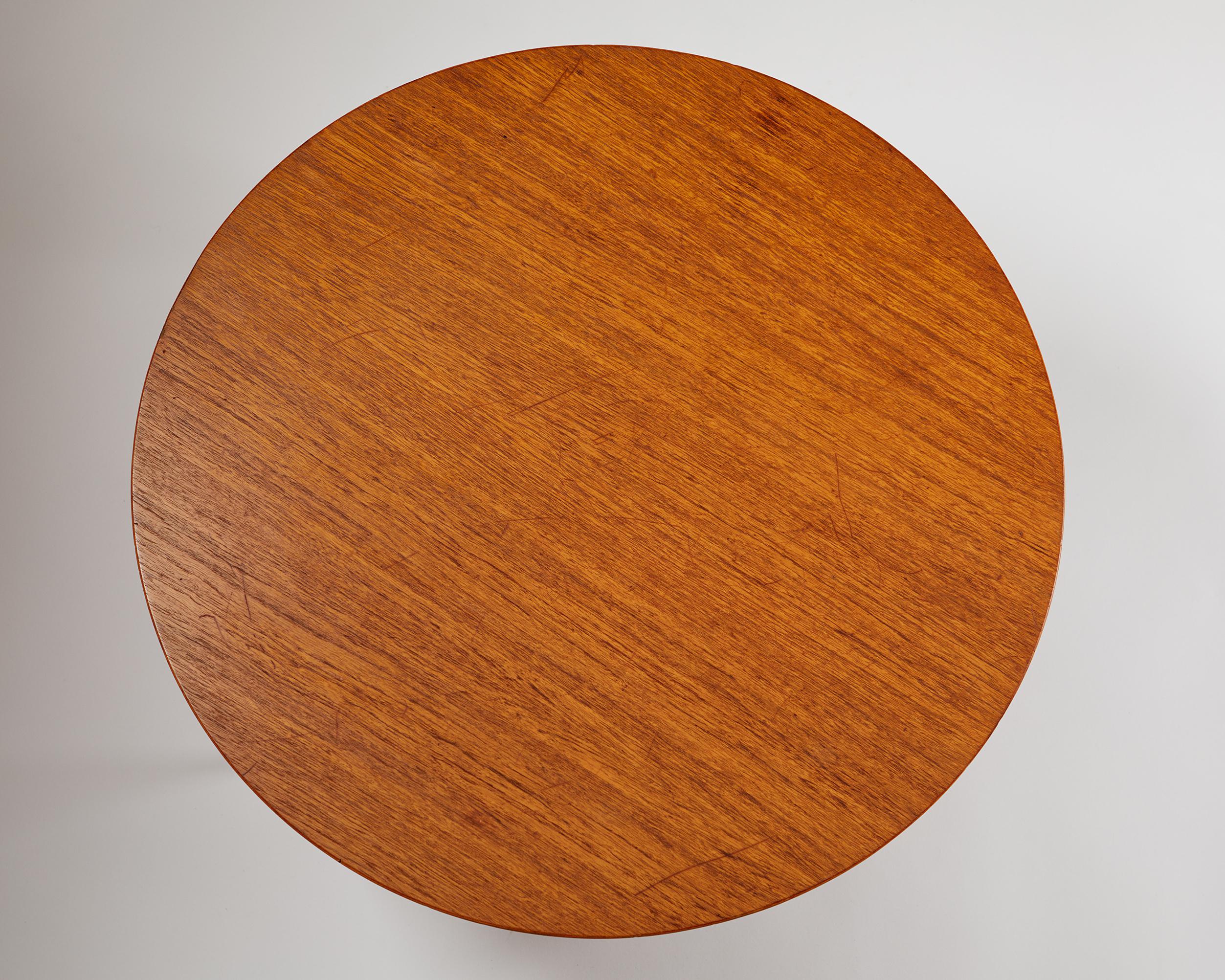 Occasional Table “Annika” Designed by Bruno Mathsson for Karl Mathsson, Sweden  In Good Condition In Stockholm, SE