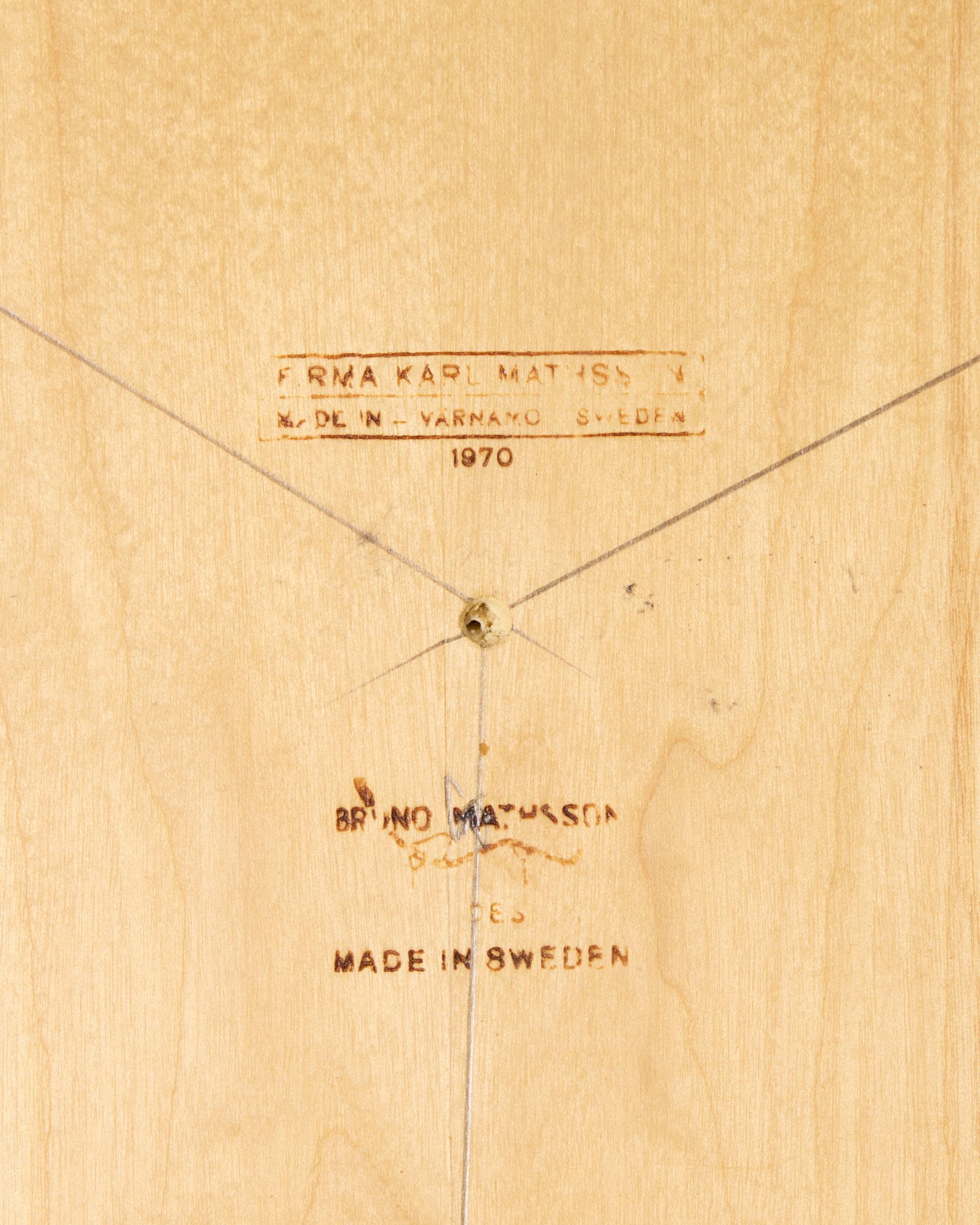 Tavolo occasionale 'Annika' disegnato da Bruno Mathsson per Karl Mathsson Sweden in vendita 3