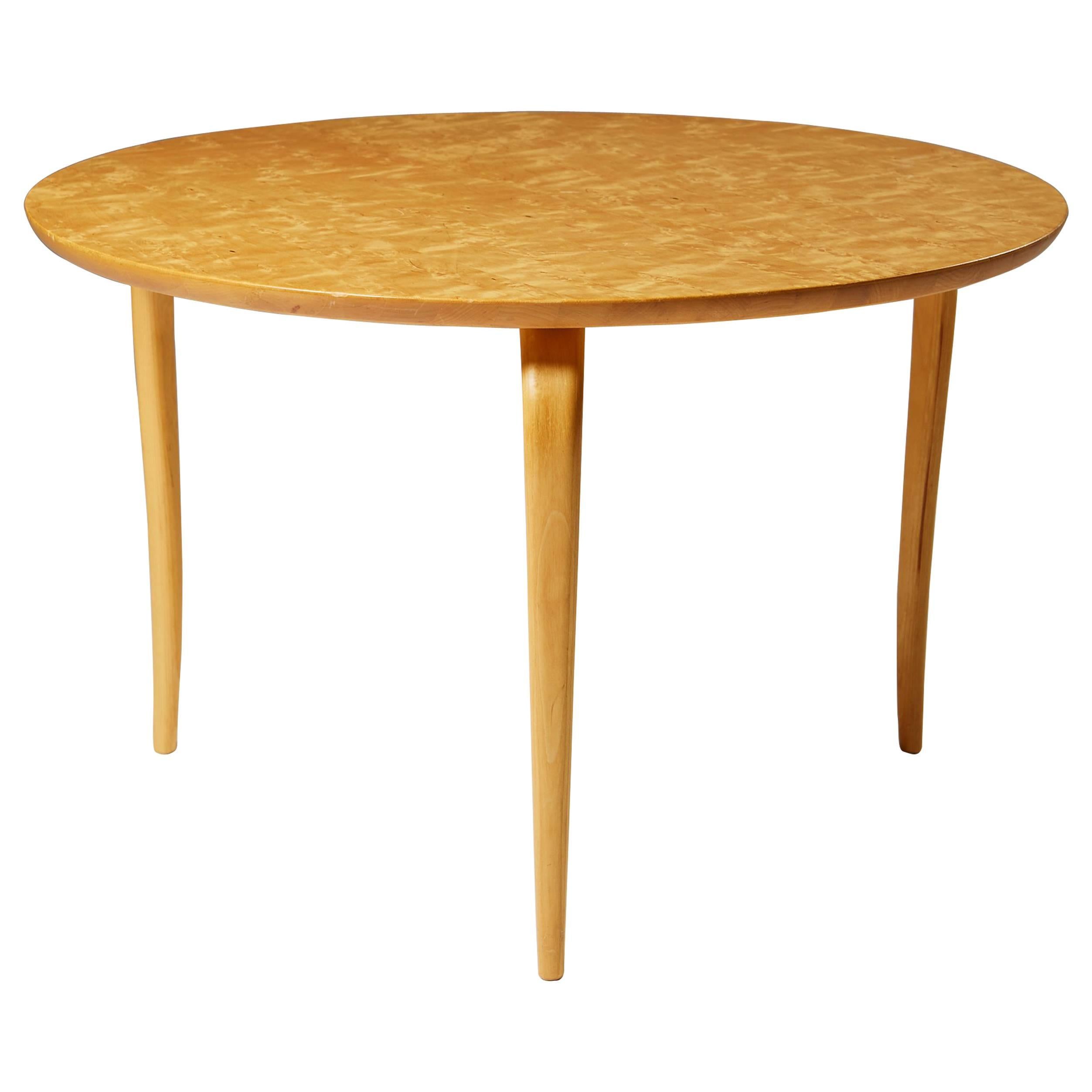 Occasional Table Annika Designed by Bruno Mathsson for Karl Mathsson, Sweden
