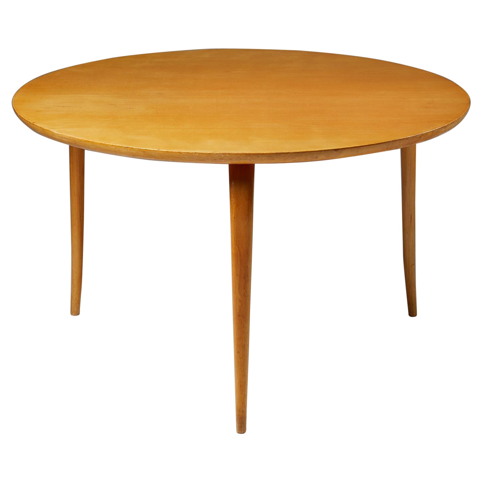 Occasional Table “Annika” Designed by Bruno Mathsson for Karl Mathsson, Sweden
