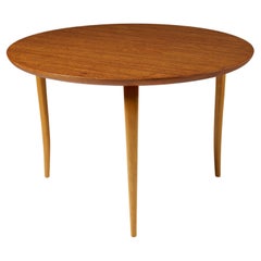 Occasional Table “Annika” Designed by Bruno Mathsson for Karl Mathsson, Sweden 