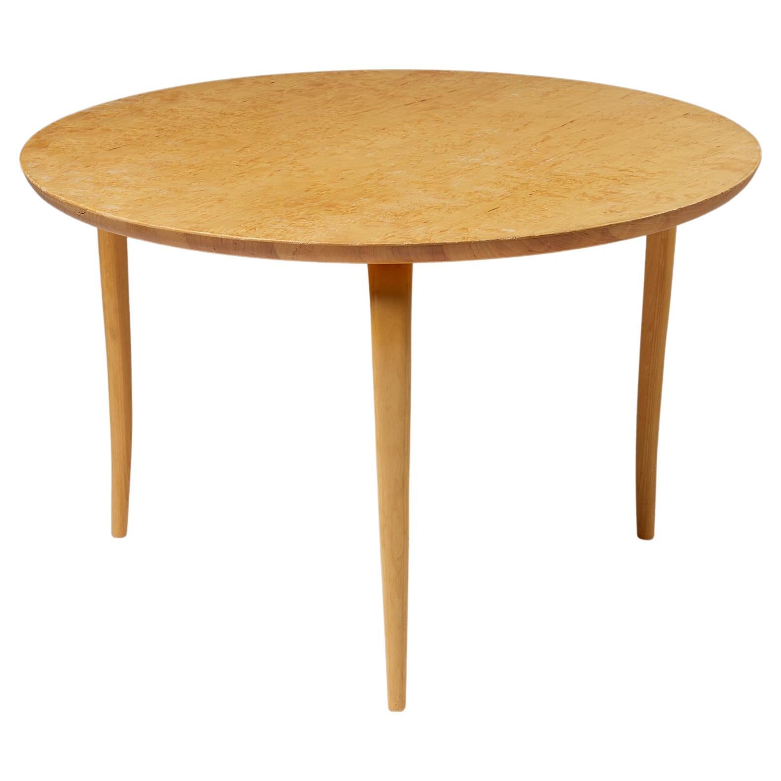 Occasional Table ‘Annika’ Designed by Bruno Mathsson for Karl Mathsson, Sweden For Sale
