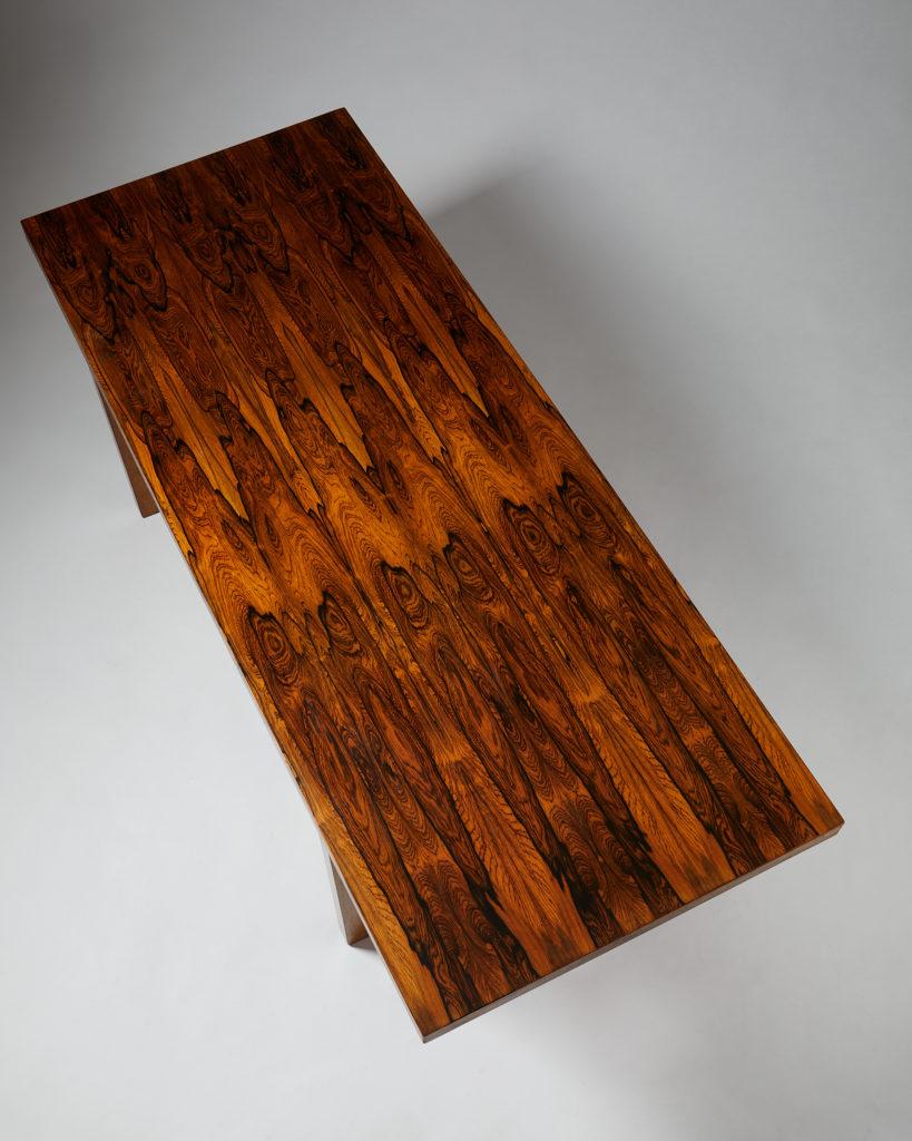 Bois de rose Table d'appoint scandinave en palissandre du milieu du siècle - Design danois, années 1960 en vente