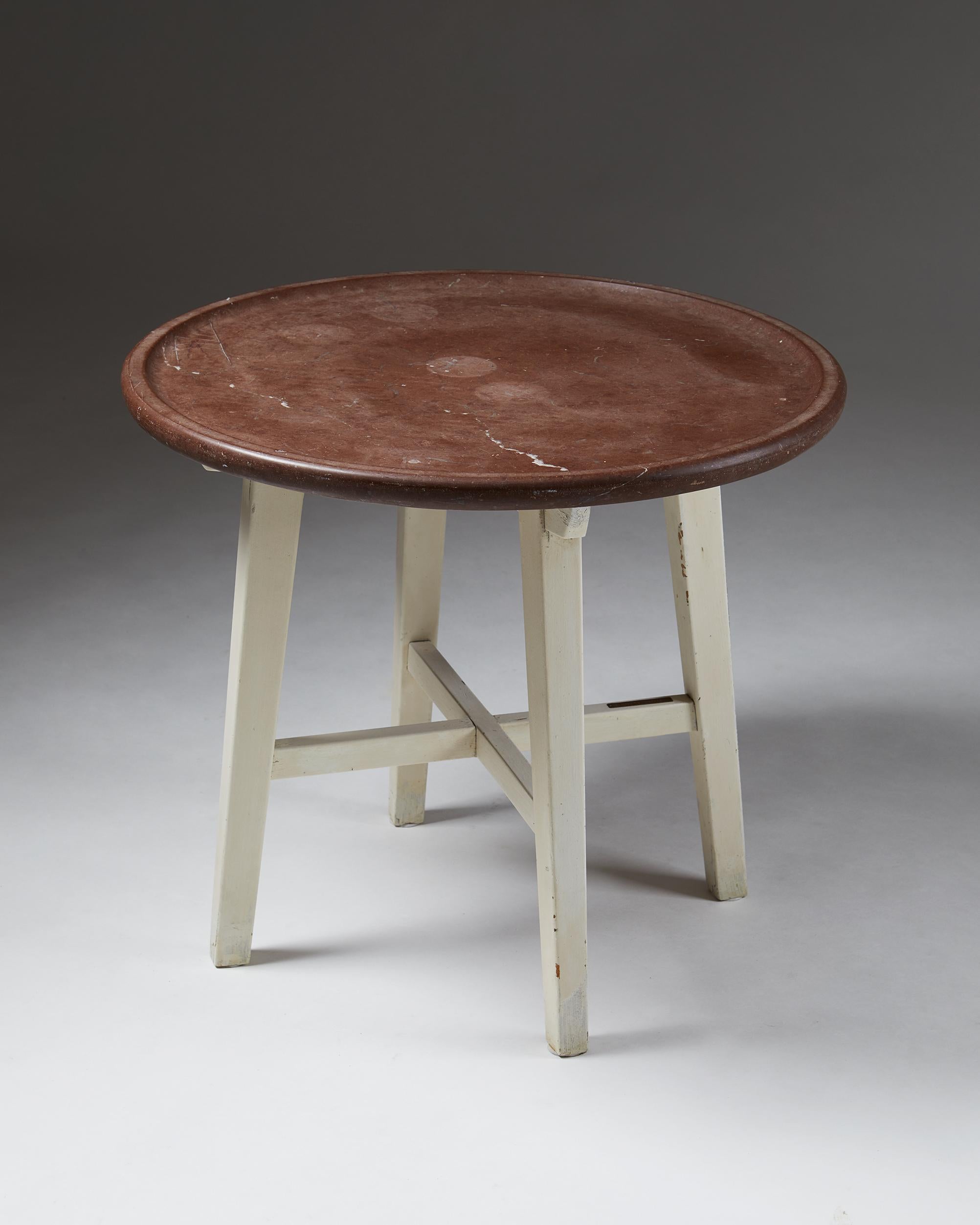 Occasional Table, Anonymous, Nordiska Kompaniet, Sweden, 1950s In Good Condition For Sale In Stockholm, SE