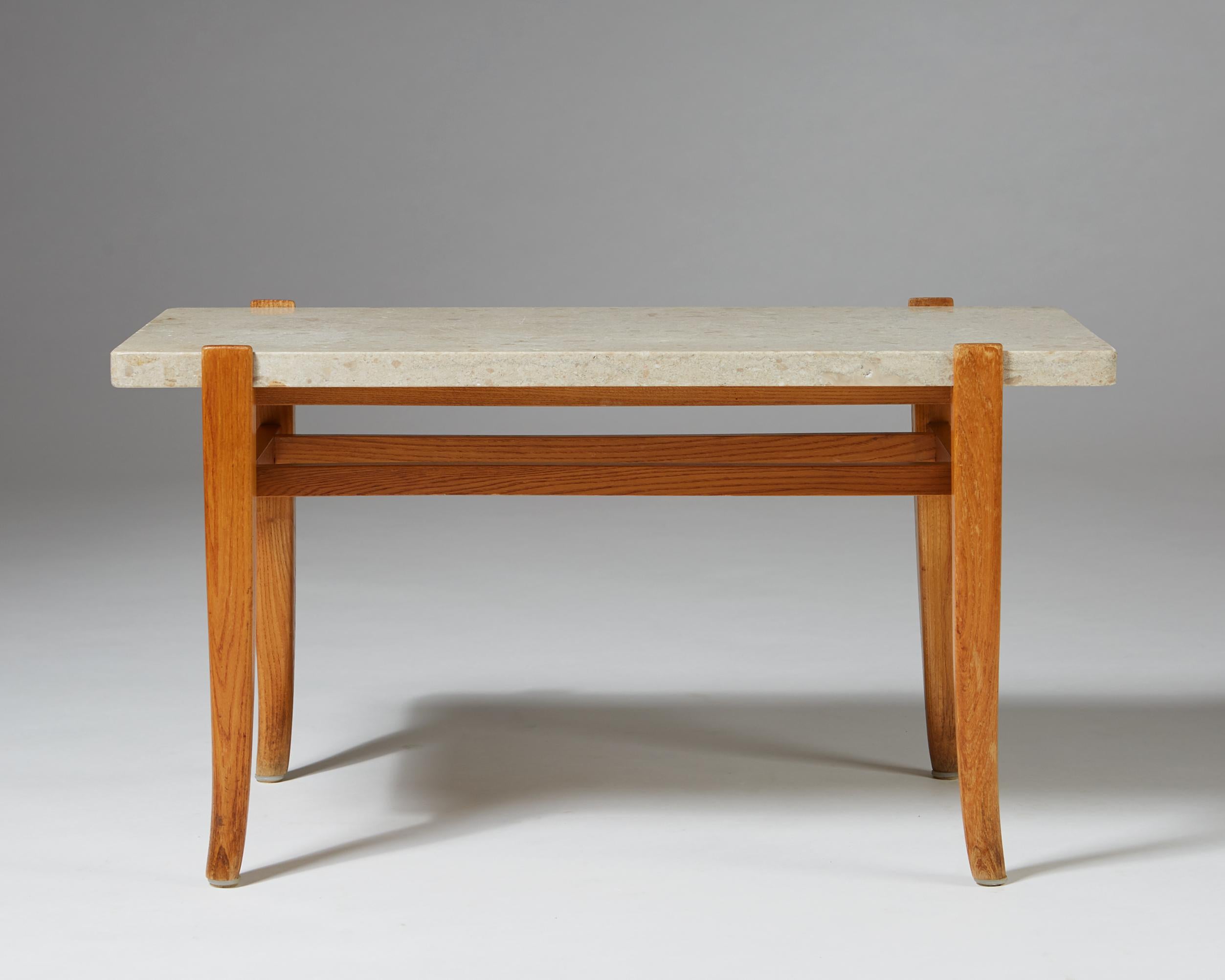 Scandinavian Modern Occasional Table, Anonymous, Sweden, 1950s