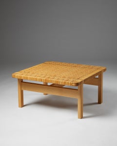 Børge Mogensen 'Model 5274' Occasional Table/Bench, Oak & Cane, 1950s