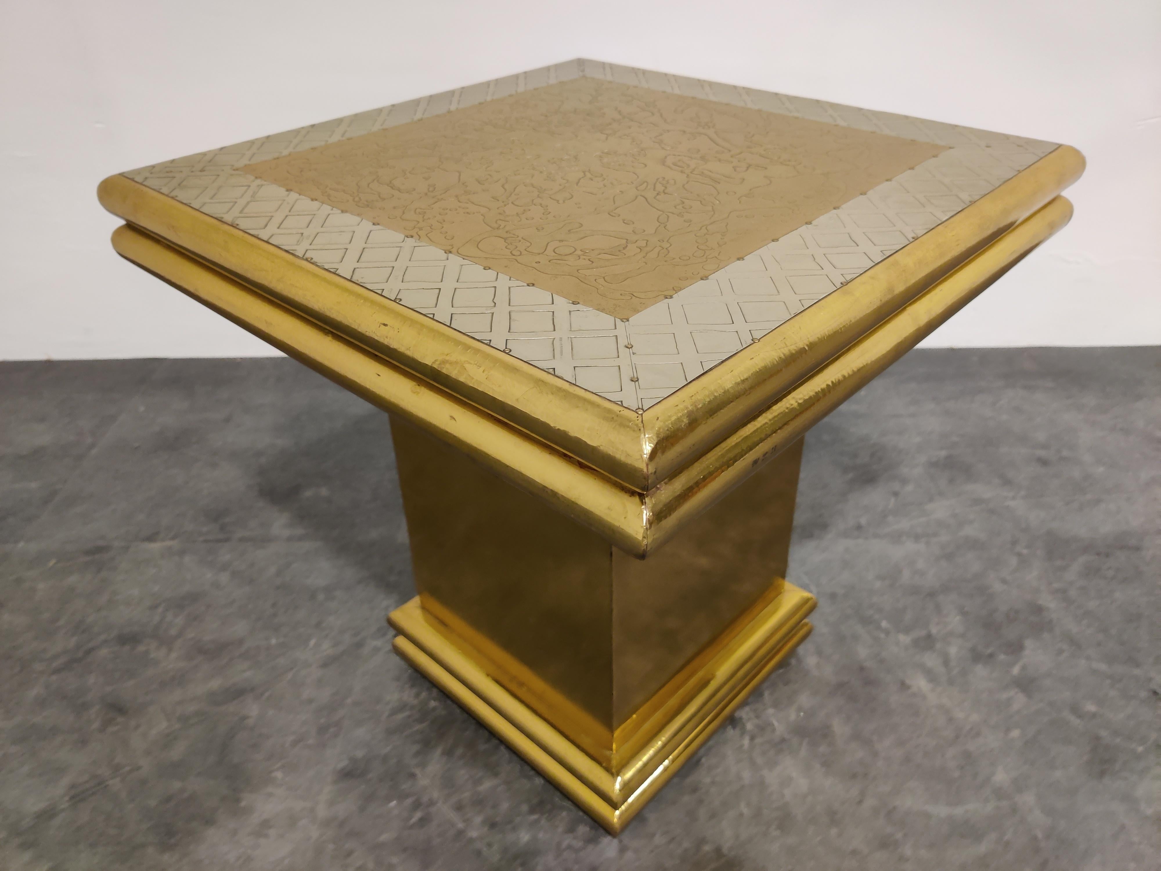 Hollywood Regency Occasional Table by Gony Nava, 1980s For Sale