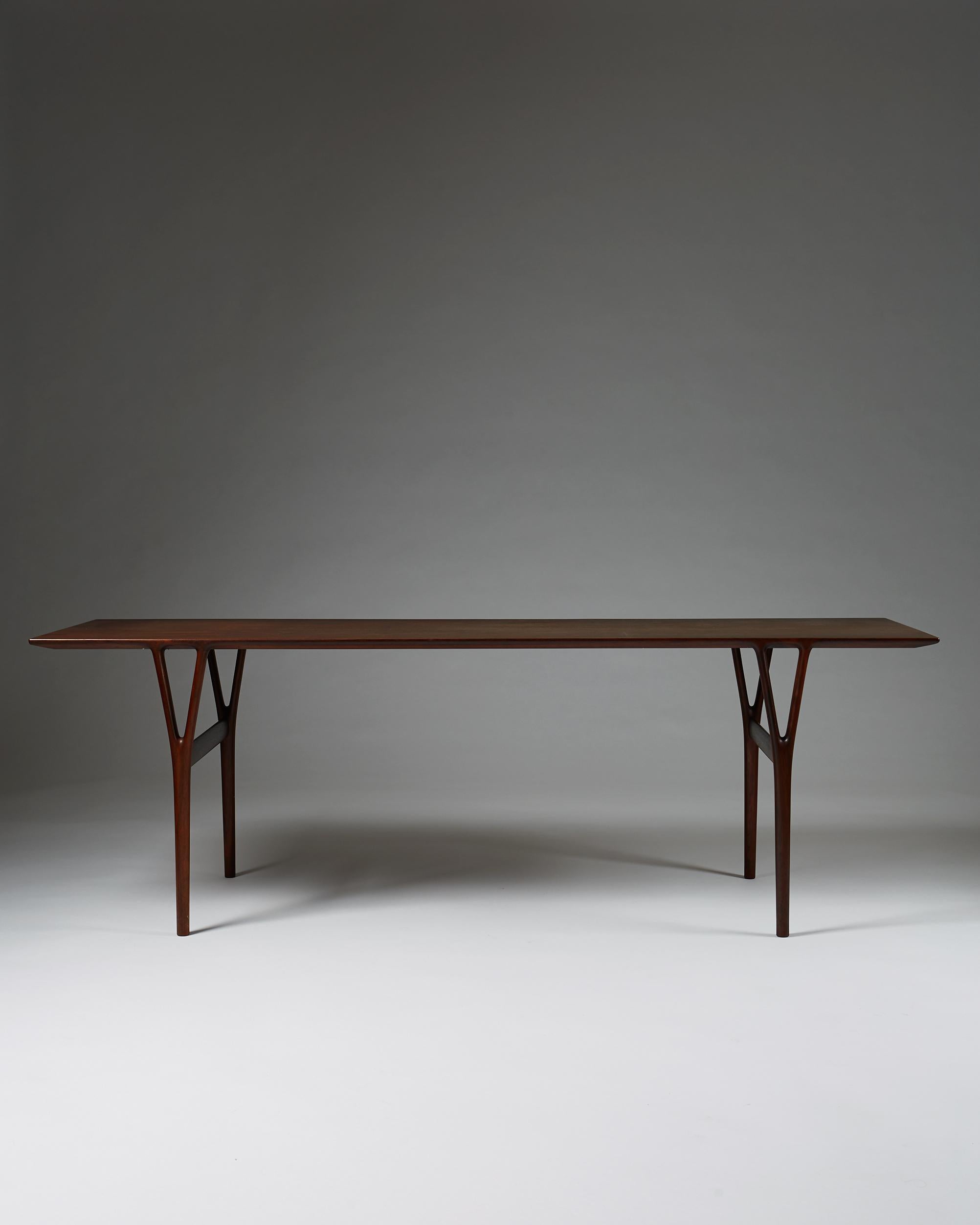 Danish Occasional Table by Helge Vestergaard Jensen for Peder Pedersen, Denmark