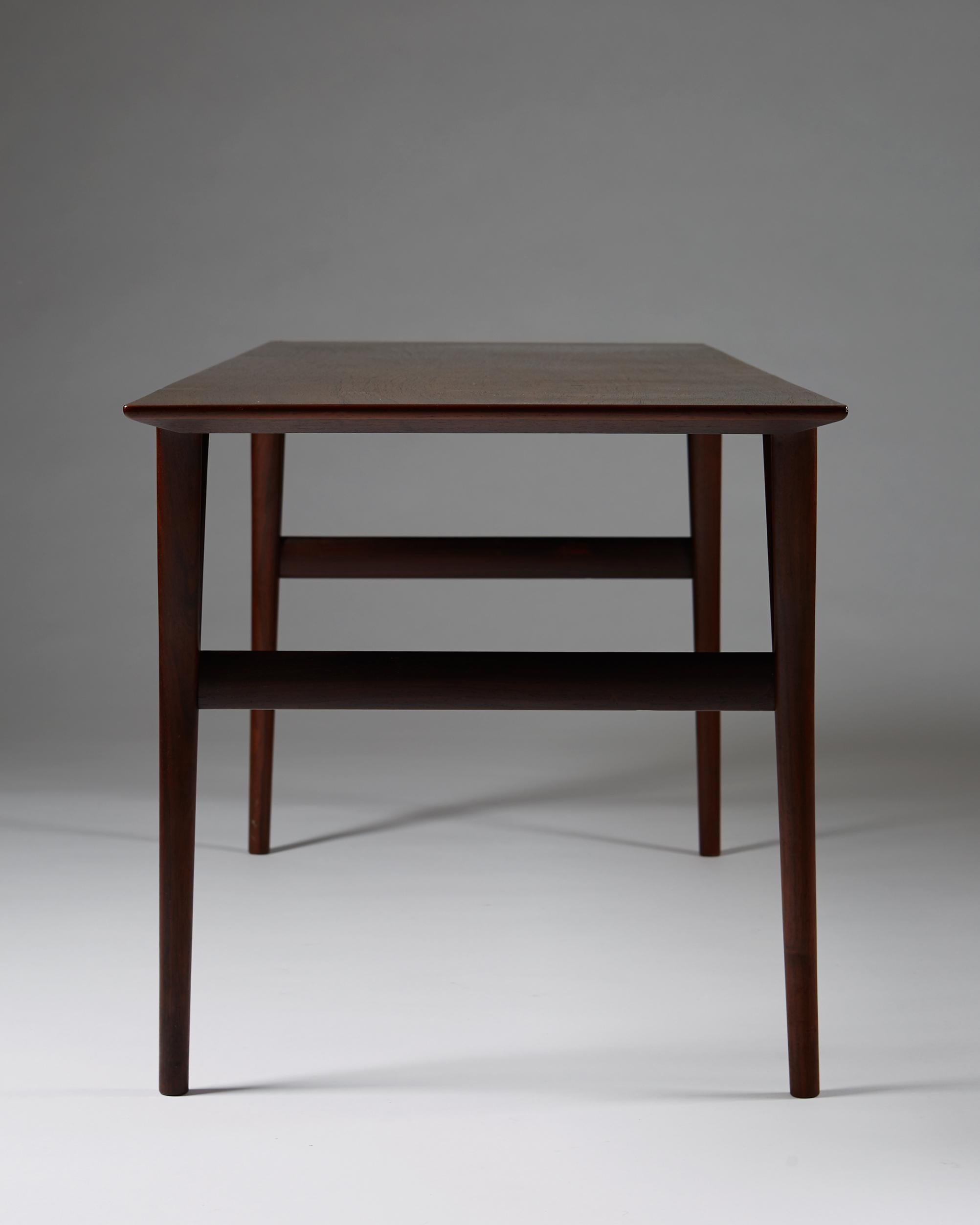 Occasional Table by Helge Vestergaard Jensen for Peder Pedersen, Denmark In Excellent Condition In Stockholm, SE