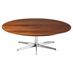 Occasional table designed by Arne Jocobsen for Fritz Hansen, Denmark. 1969.