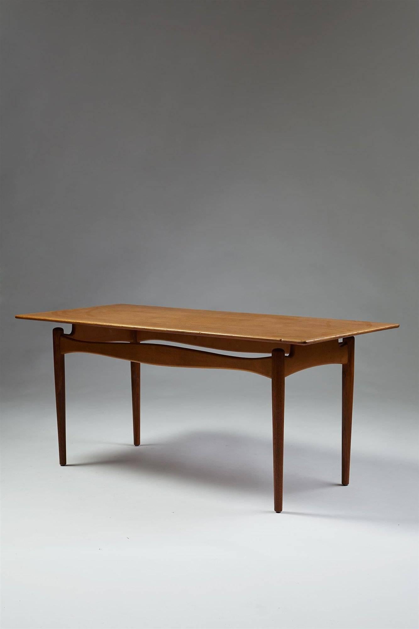Scandinavian Modern Occasional Table Designed by Finn Juhl for Bovirke, Denmark, 1950s