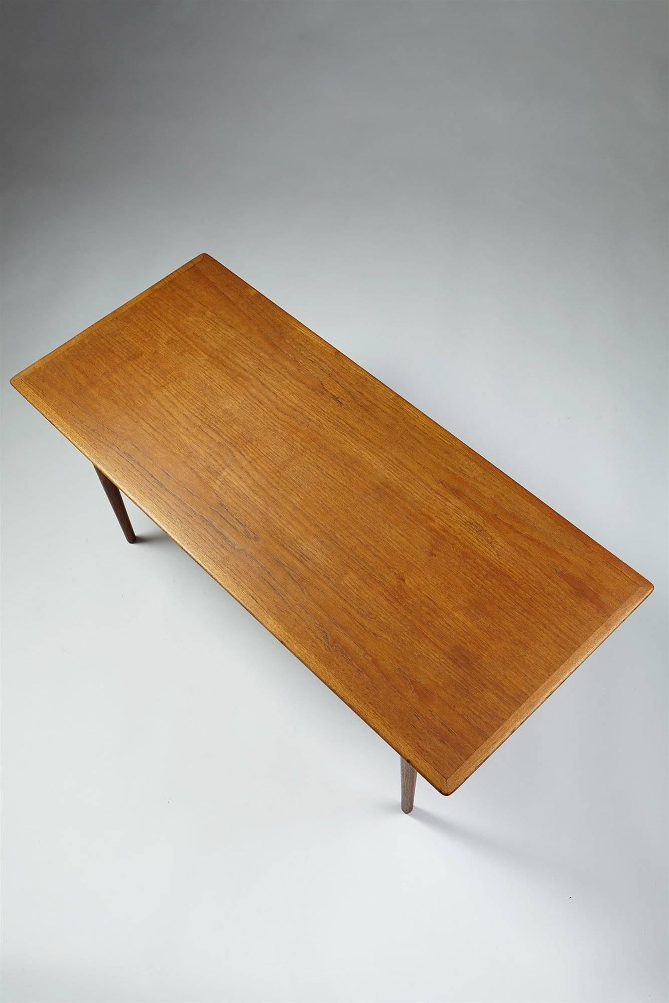 Occasional Table Designed by Finn Juhl for Bovirke, Denmark, 1950s In Good Condition In Stockholm, SE