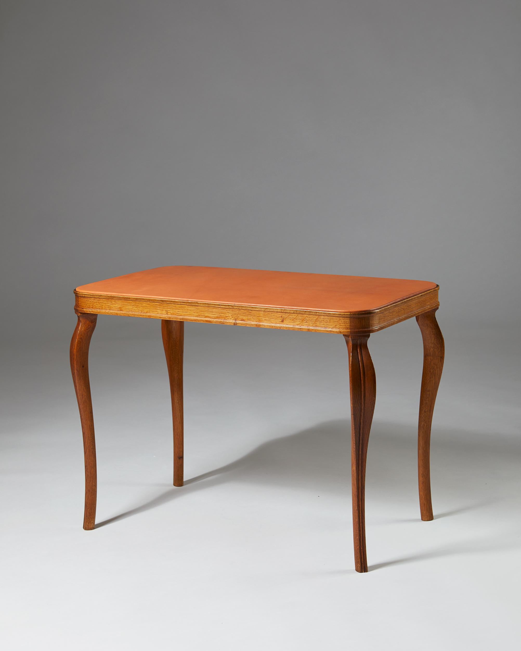 Occasional Table Designed by Frits Henningsen, Denmark, 1930s 1