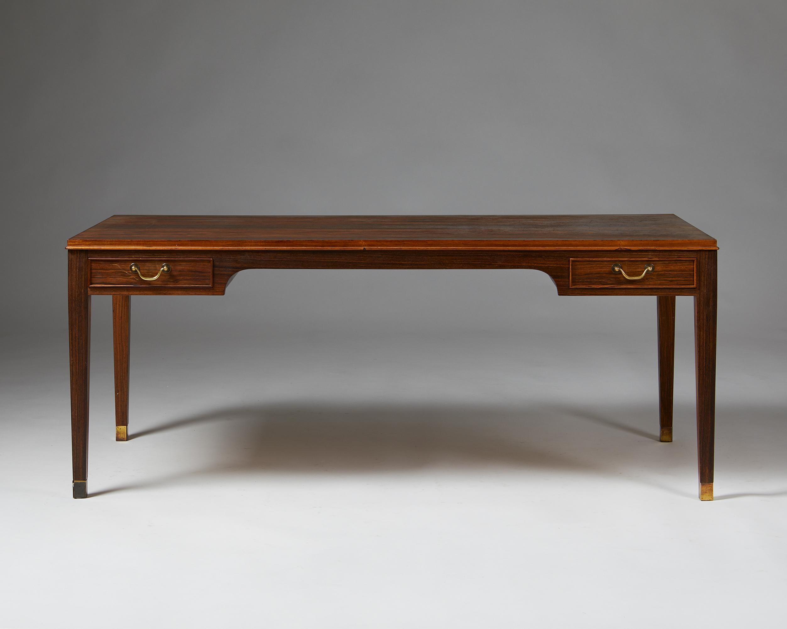Swedish Occasional Table Designed by Frits Henningsen, Denmark, 1940's