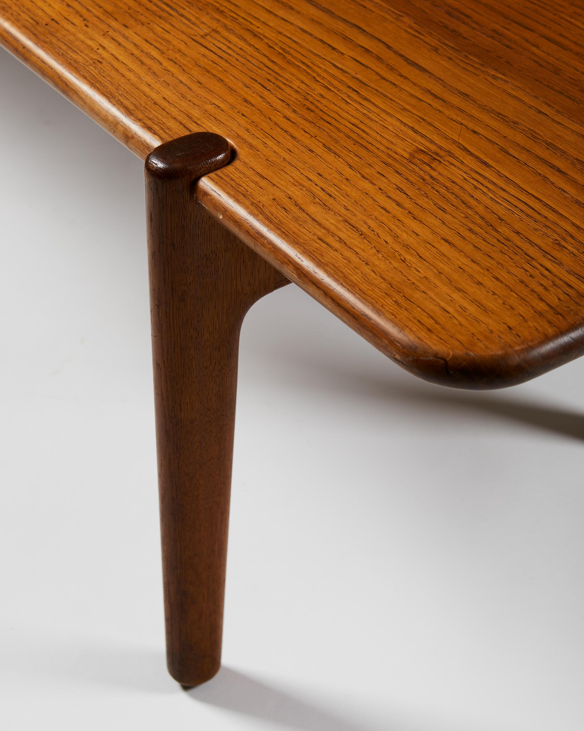 Oak Occasional Table Designed by Hans J. Wegner for Johannes Hansen, Denmark, 1950's