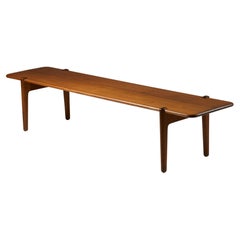 Occasional Table Designed by Hans J. Wegner for Johannes Hansen, Denmark, 1950's