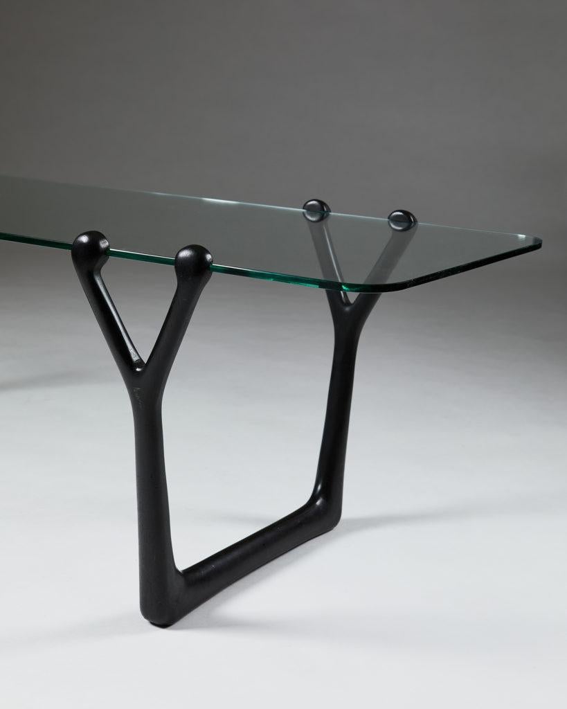 Danish Occasional Table Designed by Helge Vestergaard Jensen, Unique, Denmark 1954 For Sale