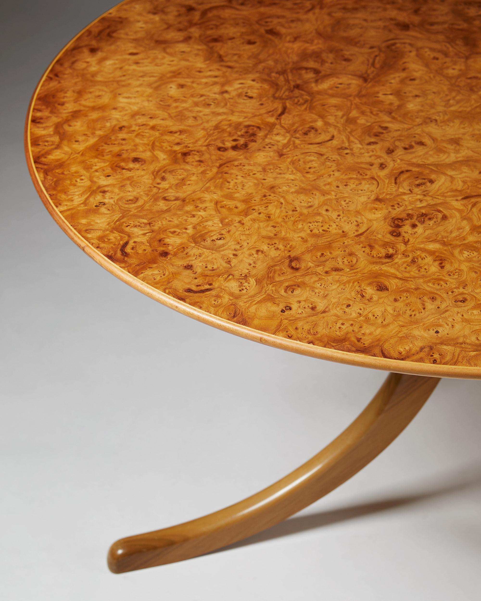 Occasional Table Designed by Josef Frank for Svenskt Tenn, Sweden, 1950s 1