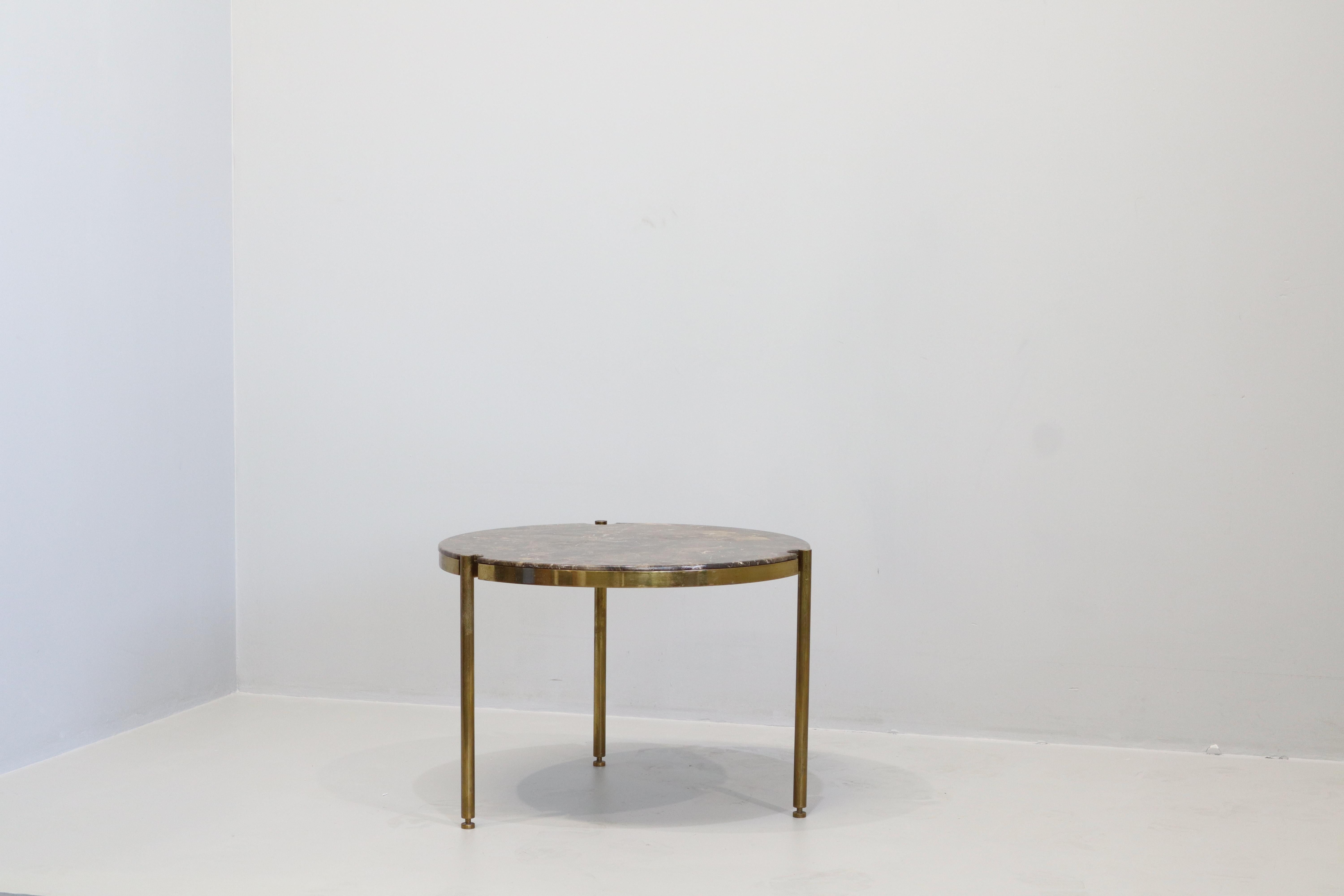 Occasional Table Designed by Osvaldo Borsani for Tecno in marble emperador For Sale 6