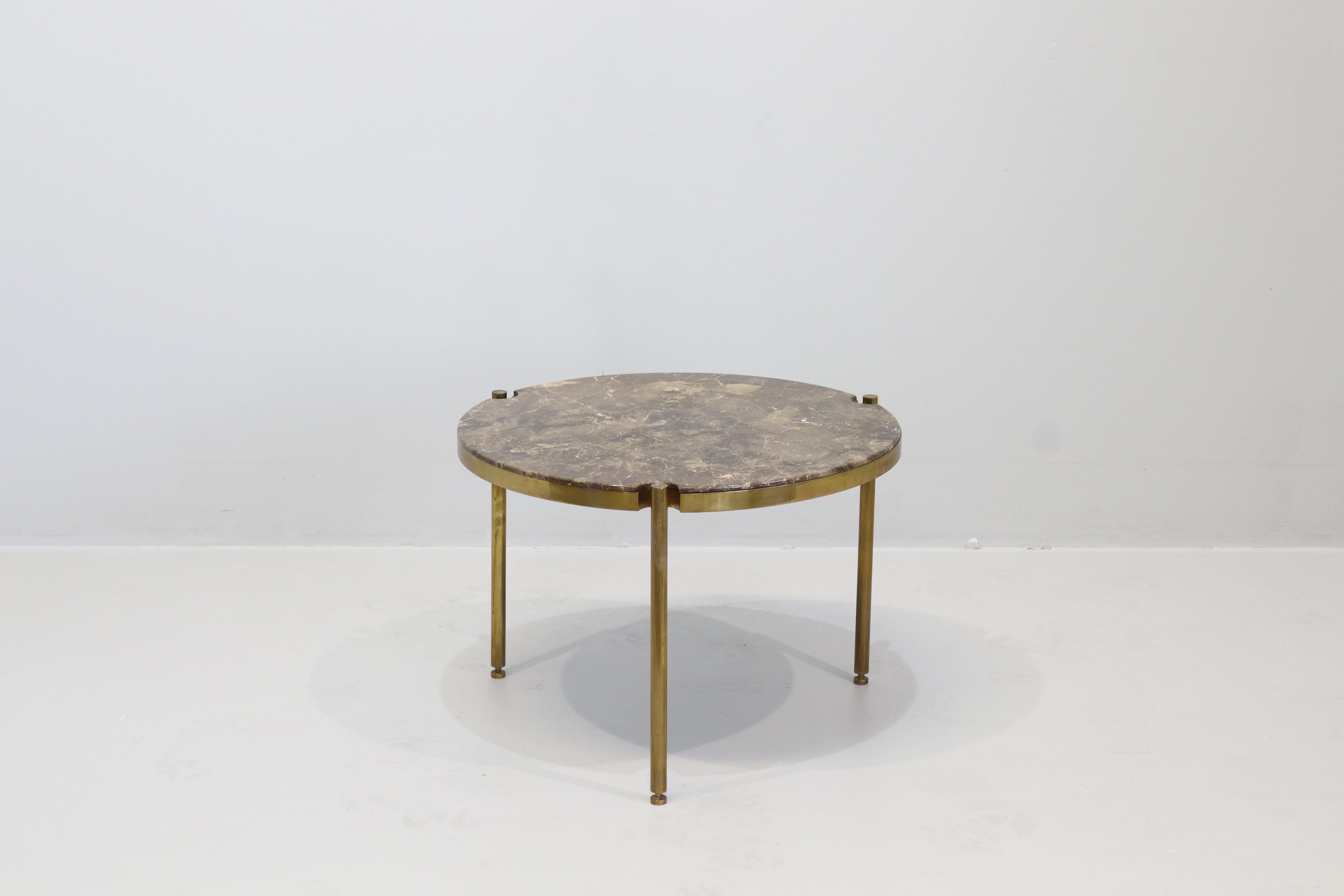 Occasional Table Designed by Osvaldo Borsani for Tecno in marble emperador For Sale 8