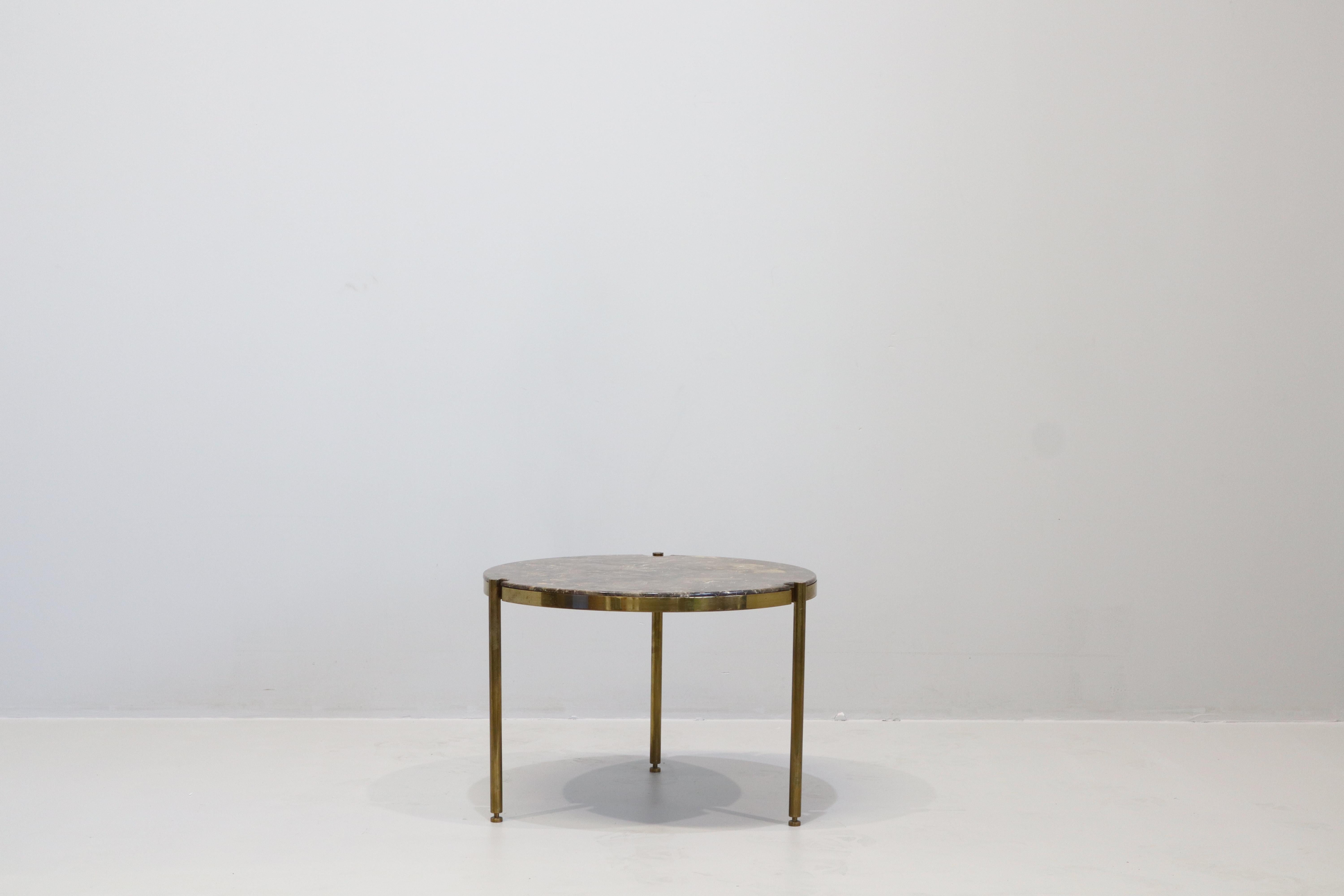 Italian Occasional Table Designed by Osvaldo Borsani for Tecno in marble emperador For Sale