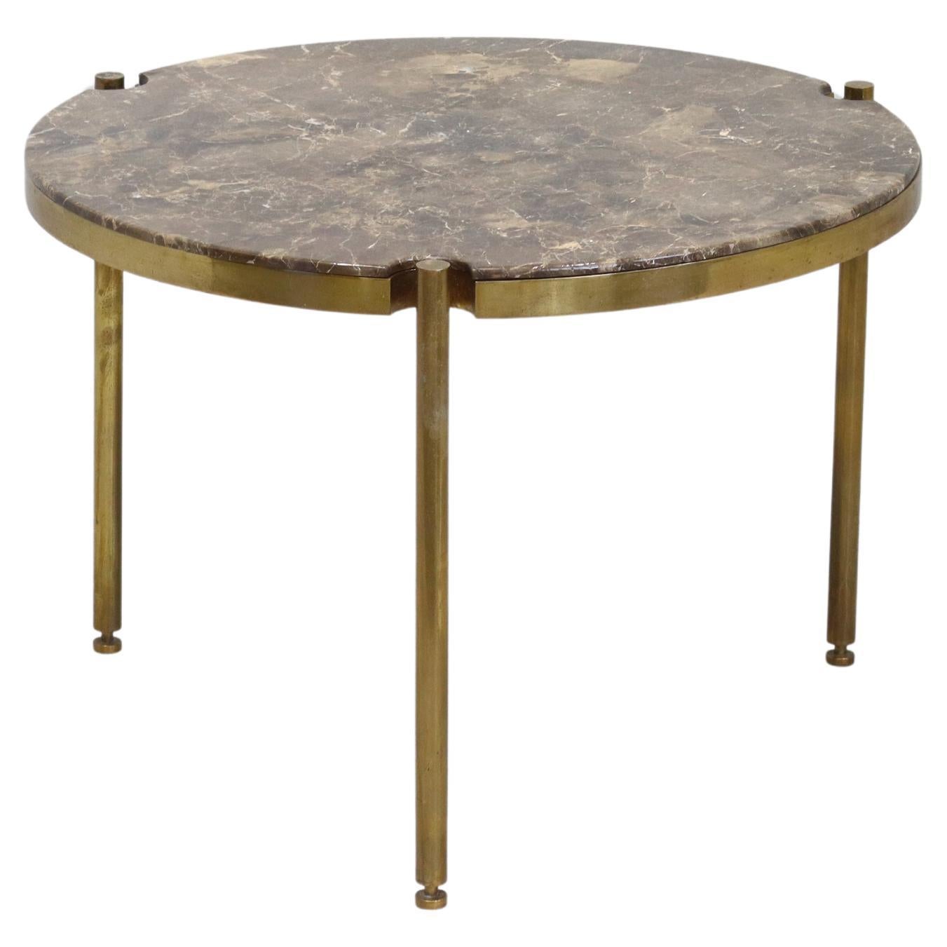 Occasional Table Designed by Osvaldo Borsani for Tecno in marble emperador For Sale