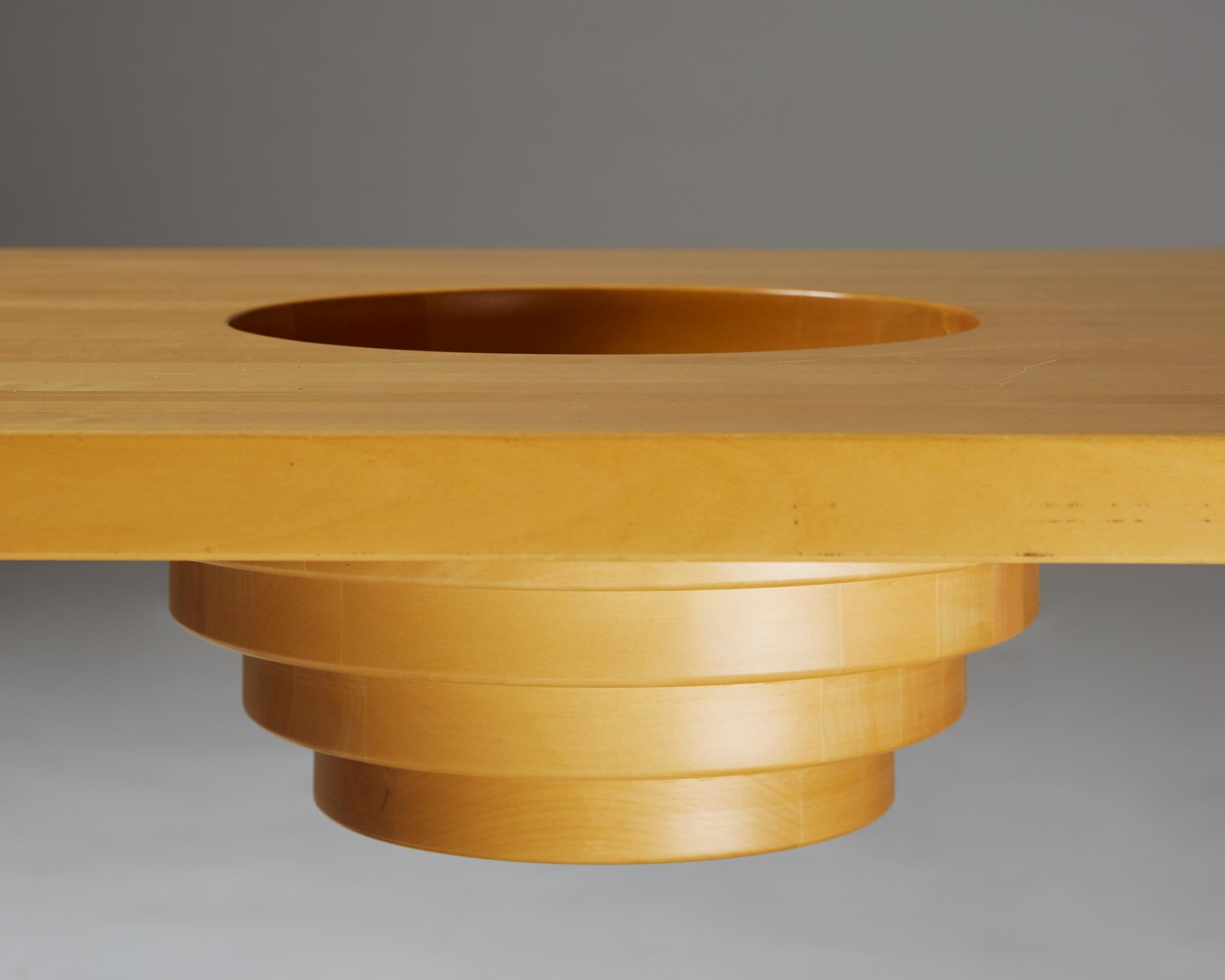Occasional Table Designed by Thomas Sandell for Asplund, Sweden, 1995 In Good Condition In Stockholm, SE