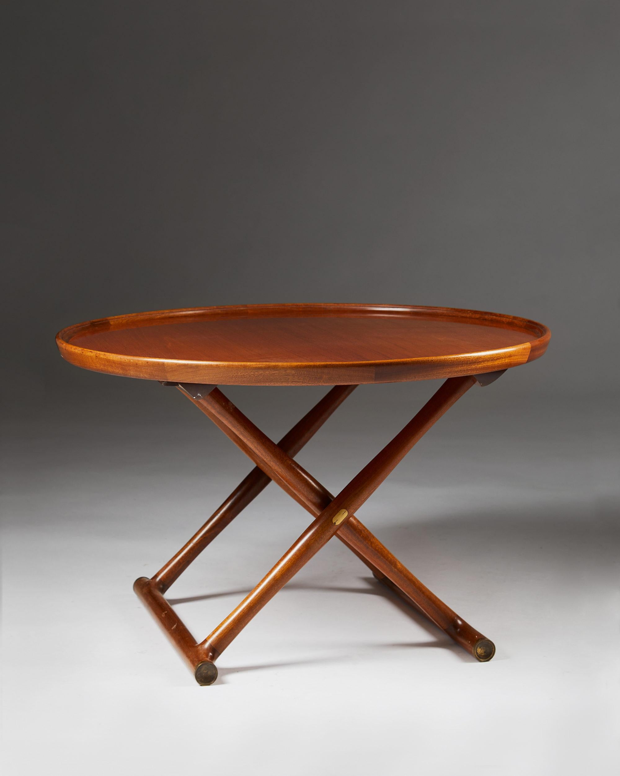 Occasional Table “Egyptian Table” Designed by Mogens Lassen, Denmark, 1940s In Excellent Condition In Stockholm, SE