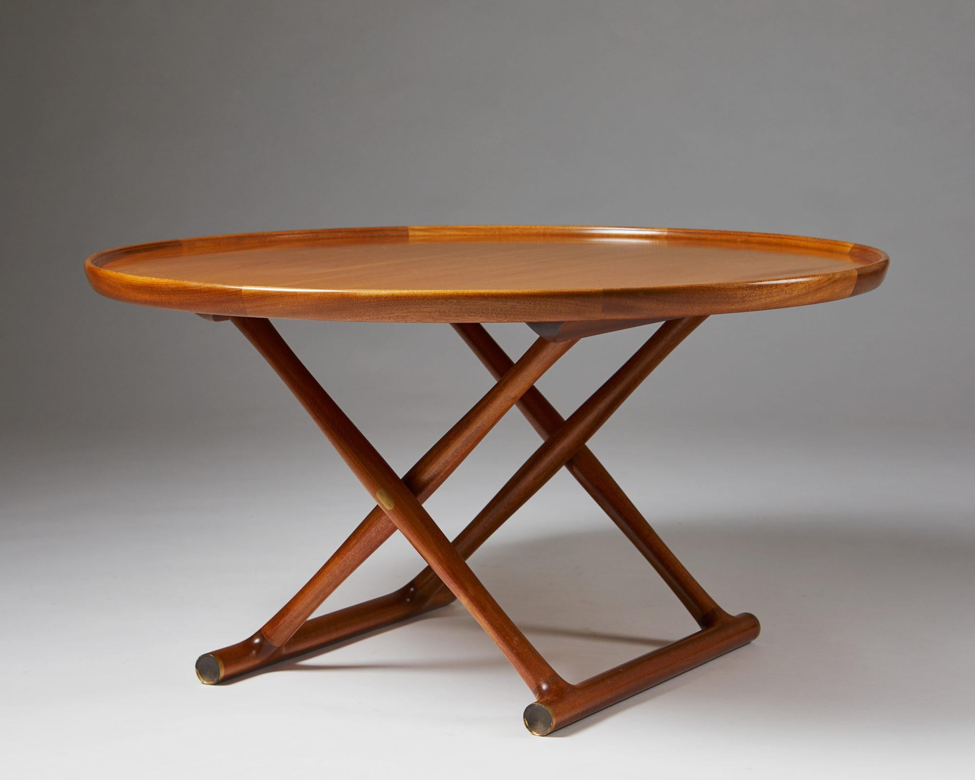 Occasional Table “Egyptian Table” Designed by Mogens Lassen, Denmark, 1940s In Excellent Condition In Stockholm, SE