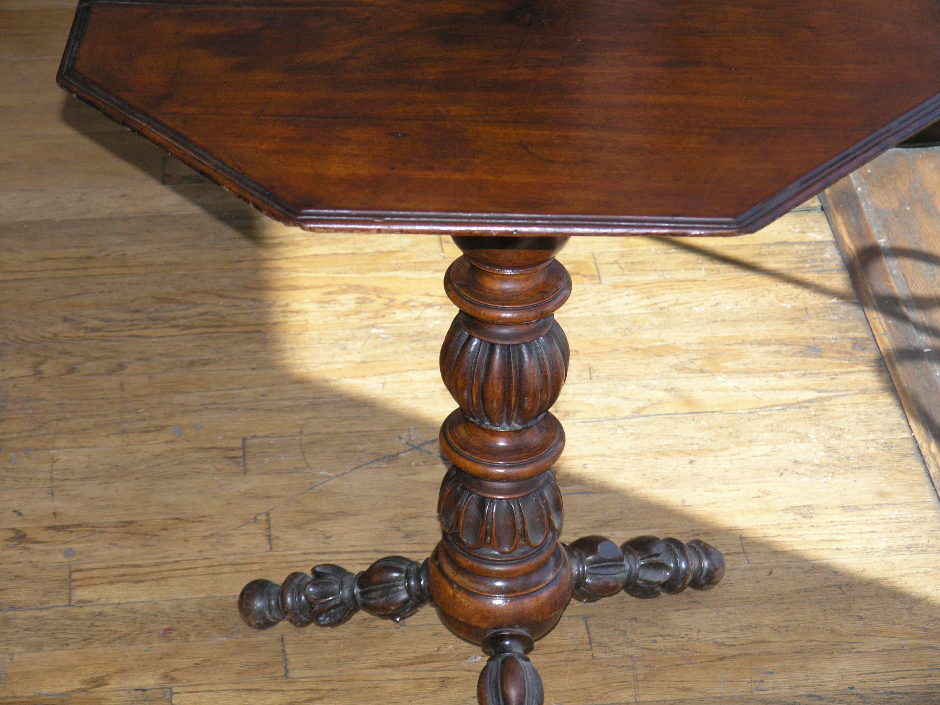Carved Occasional Table For Sale