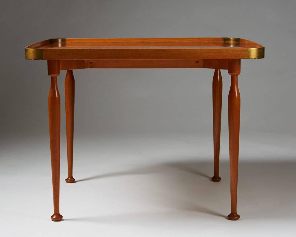 Scandinavian Modern Occasional Table Model 1074 Designed by Josef Frank for Svenskt Tenn, Sweden