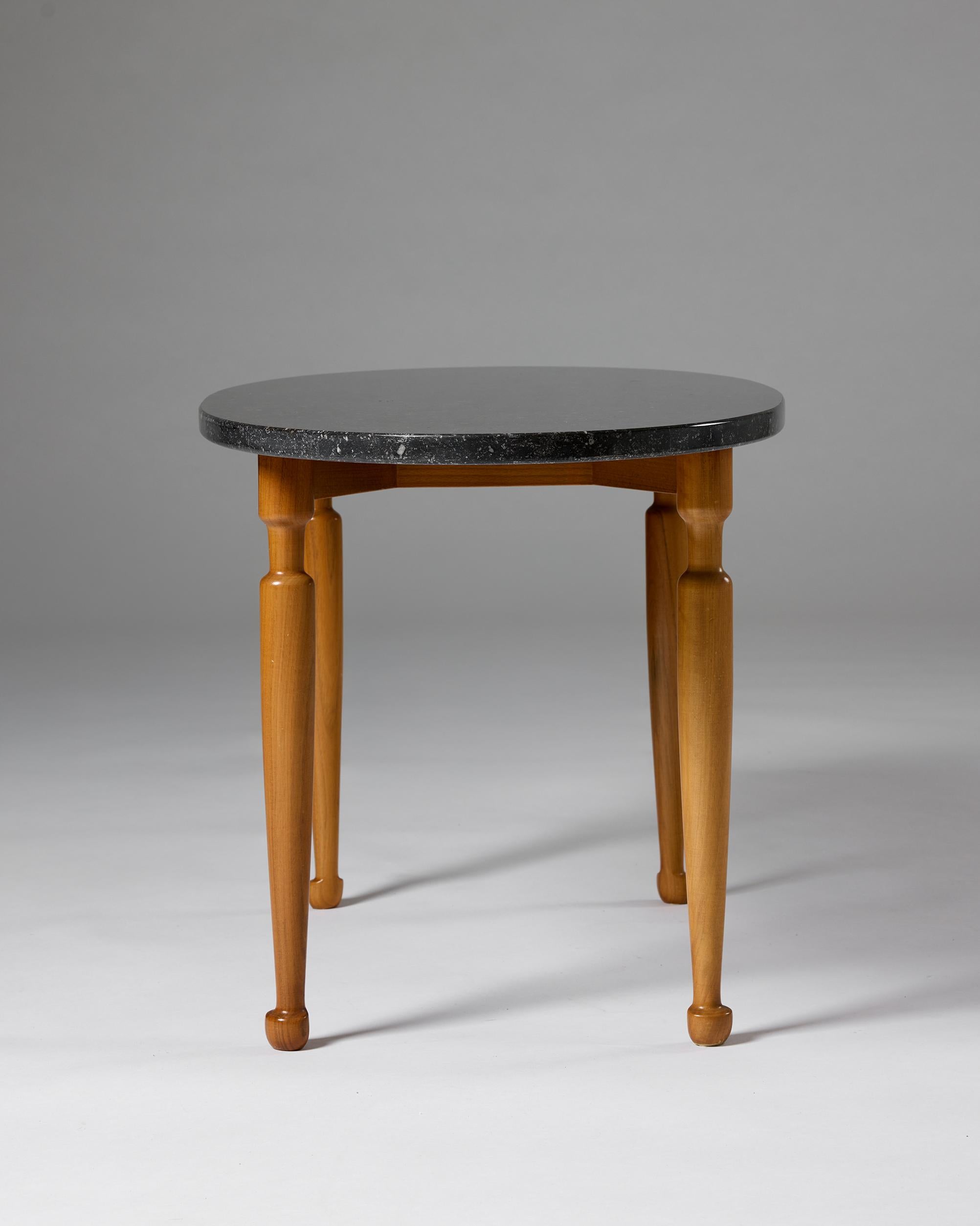 Stone Occasional table model 1112 designed by Josef Frank for Svenskt Tenn, Sweden