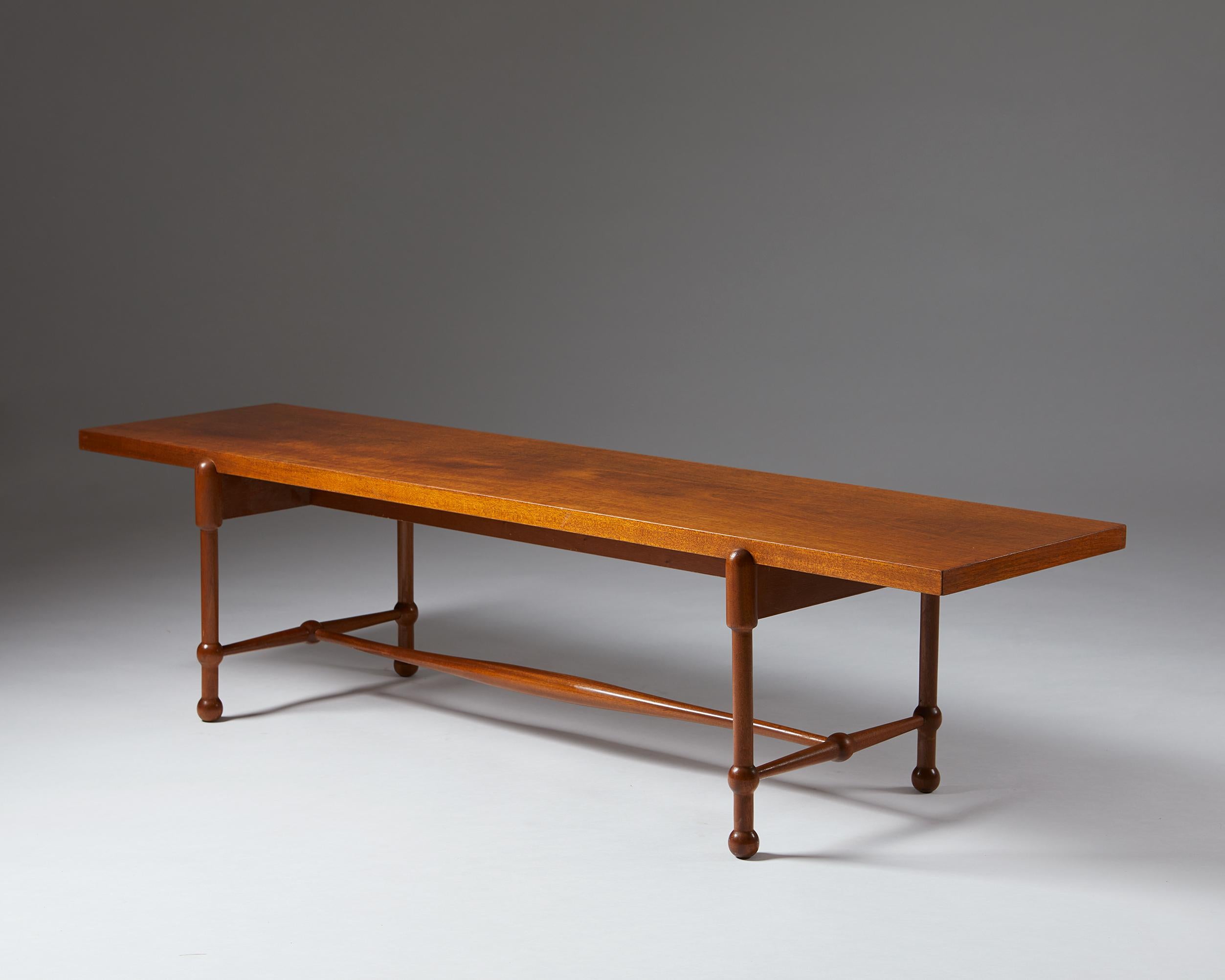 Scandinavian Modern Occasional Table Model 2180 Designed by Josef Frank for Svenskt Tenn, Sweden