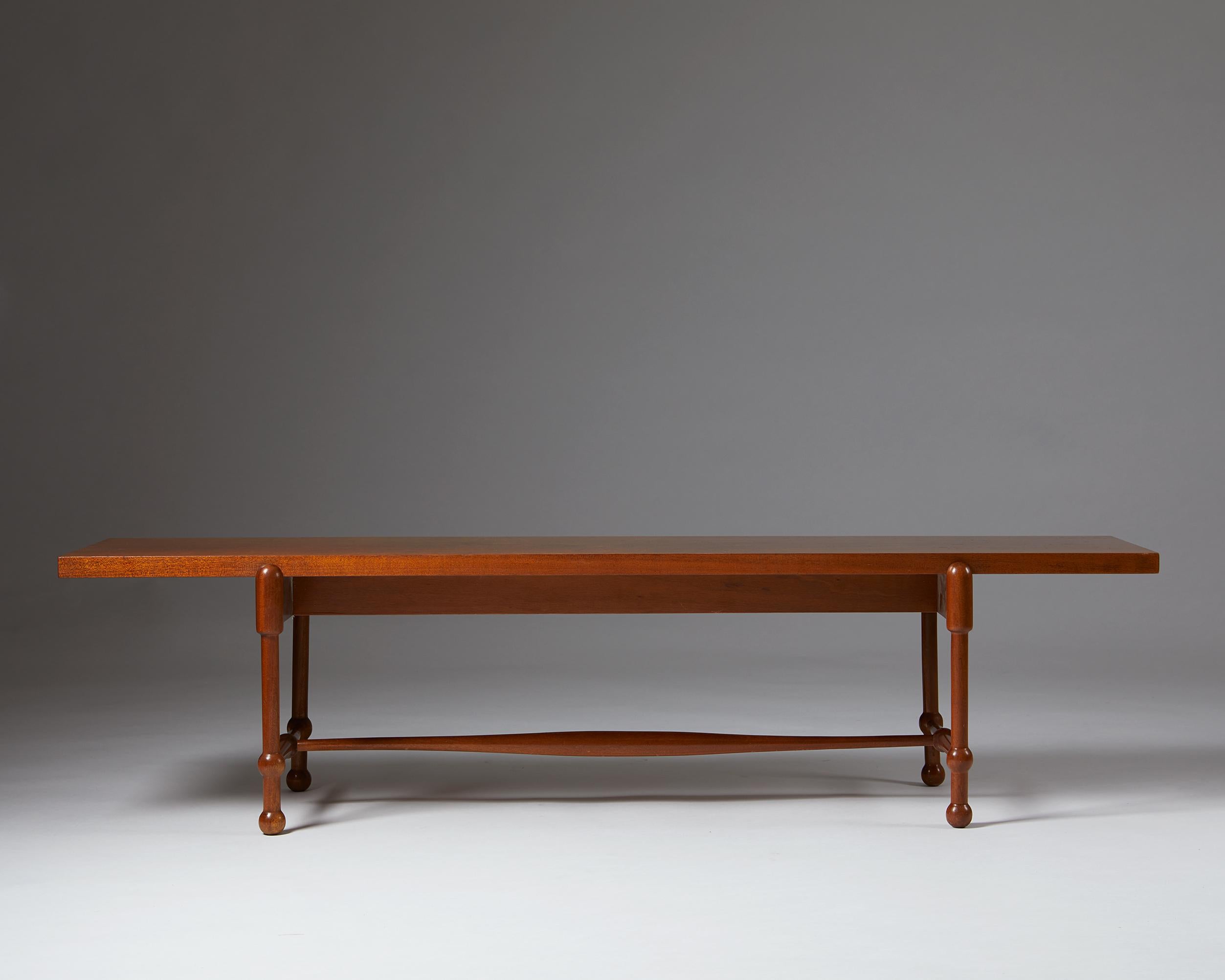 Swedish Occasional Table Model 2180 Designed by Josef Frank for Svenskt Tenn, Sweden