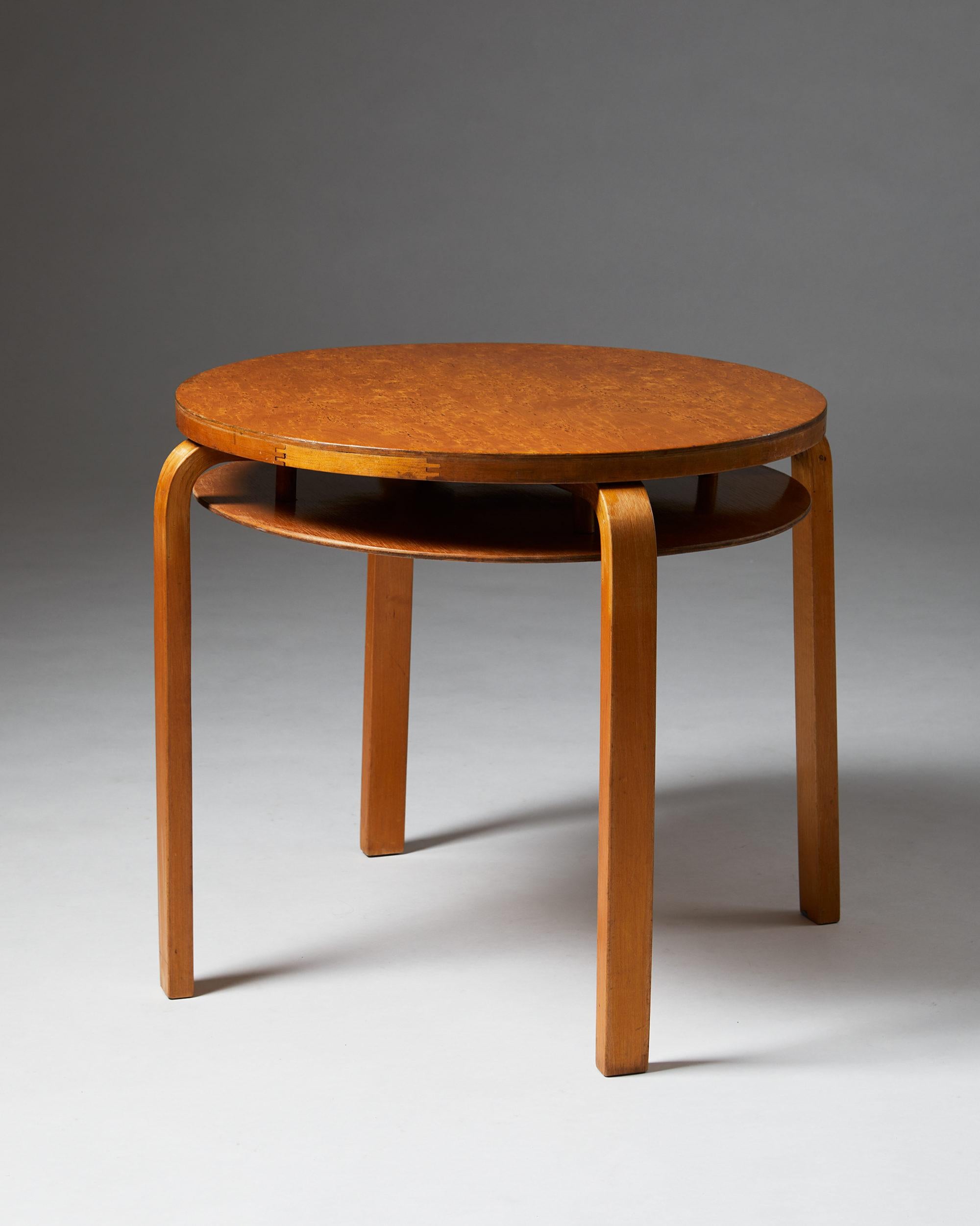 Mid-Century Modern Occasional Table Model 907 Designed by Alvar Aalto for Finmar