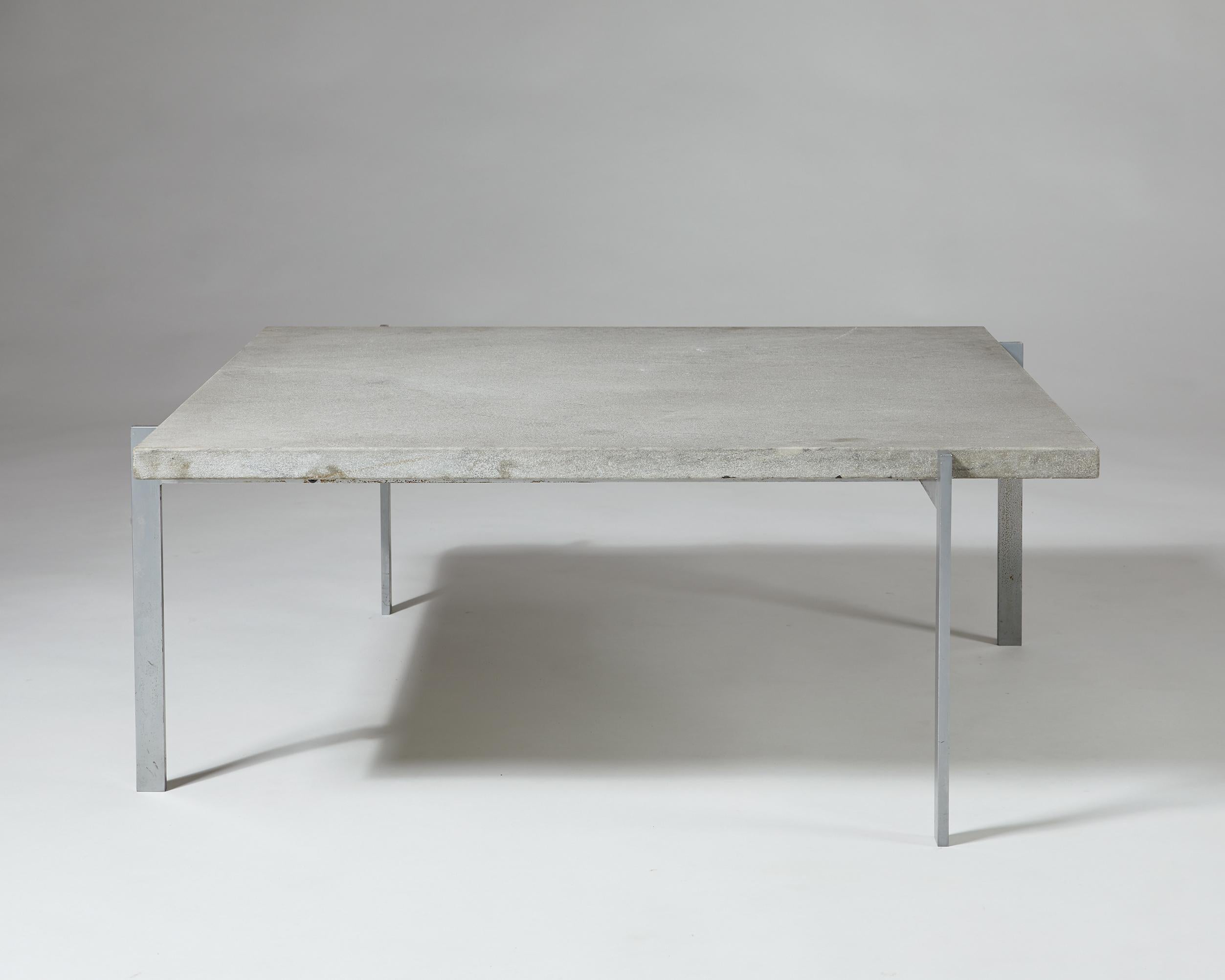 Moderne Table d'appoint PK61 Conçue par Poul Kjaerholm pour E. Kold Christensen en vente