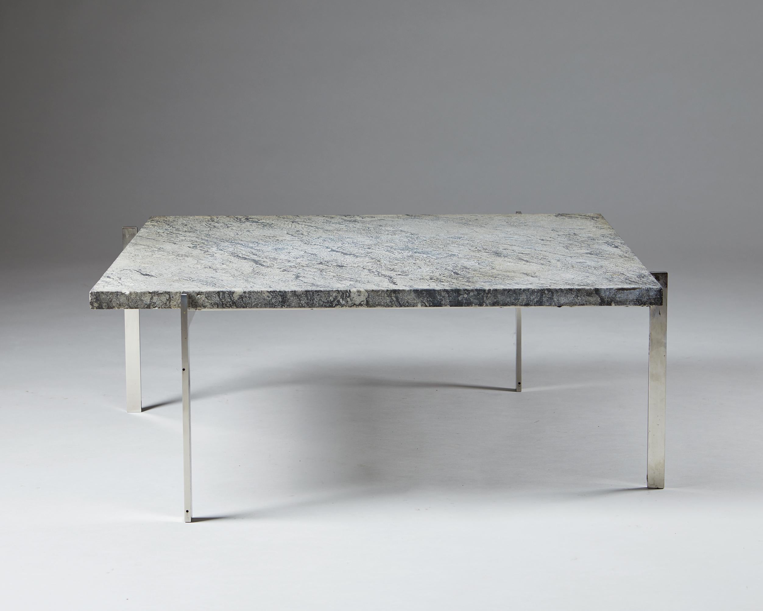 Scandinave moderne Table d'appoint PK61 conçue par Poul Kjaerholm pour E. Kold Christensen en vente