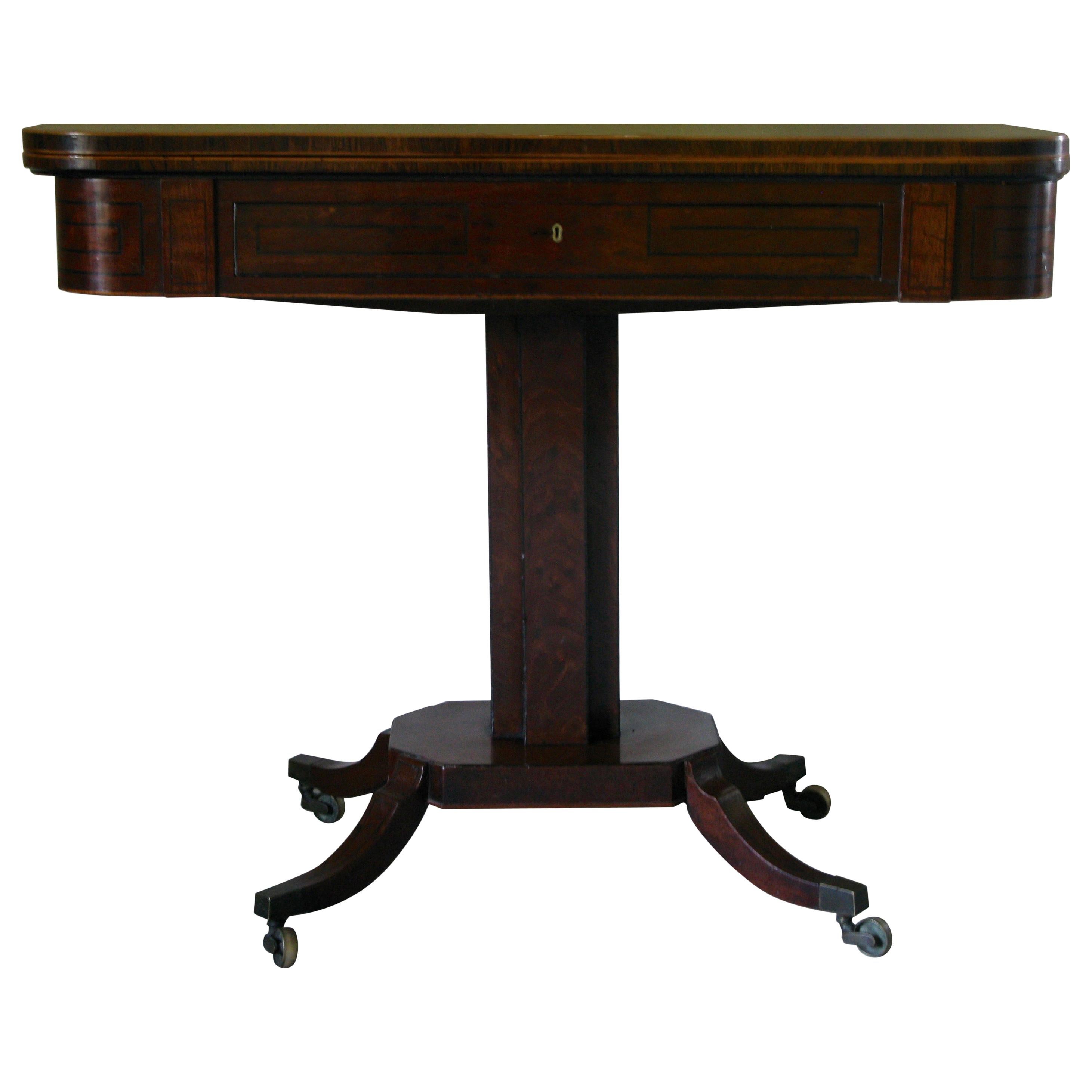 Occasional Table, Regency Tea Table, Library Table, Side Table, Table, English For Sale