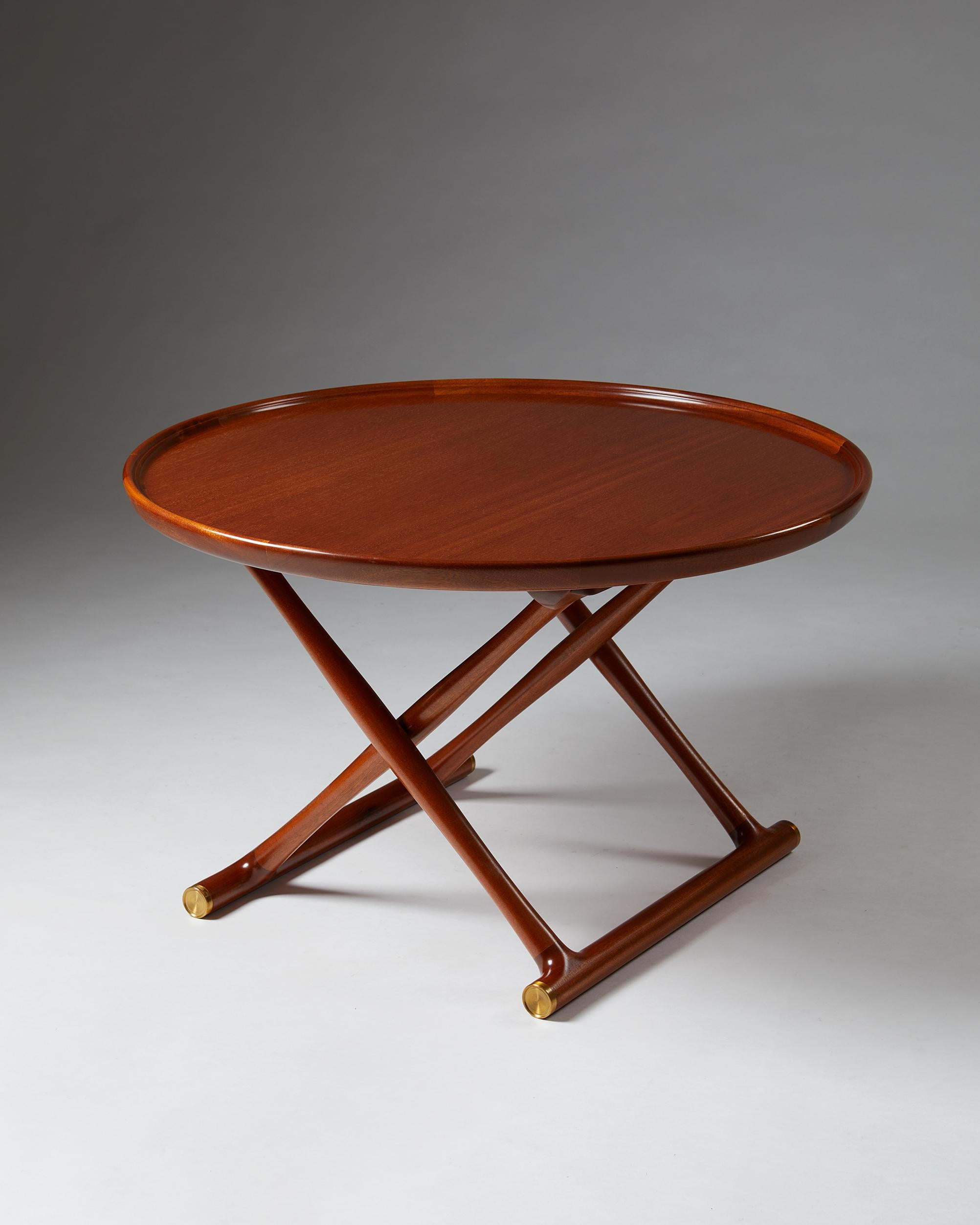 Scandinavian Modern Occasional Table “The Egyptian table”, Designed by Mogens Lassen