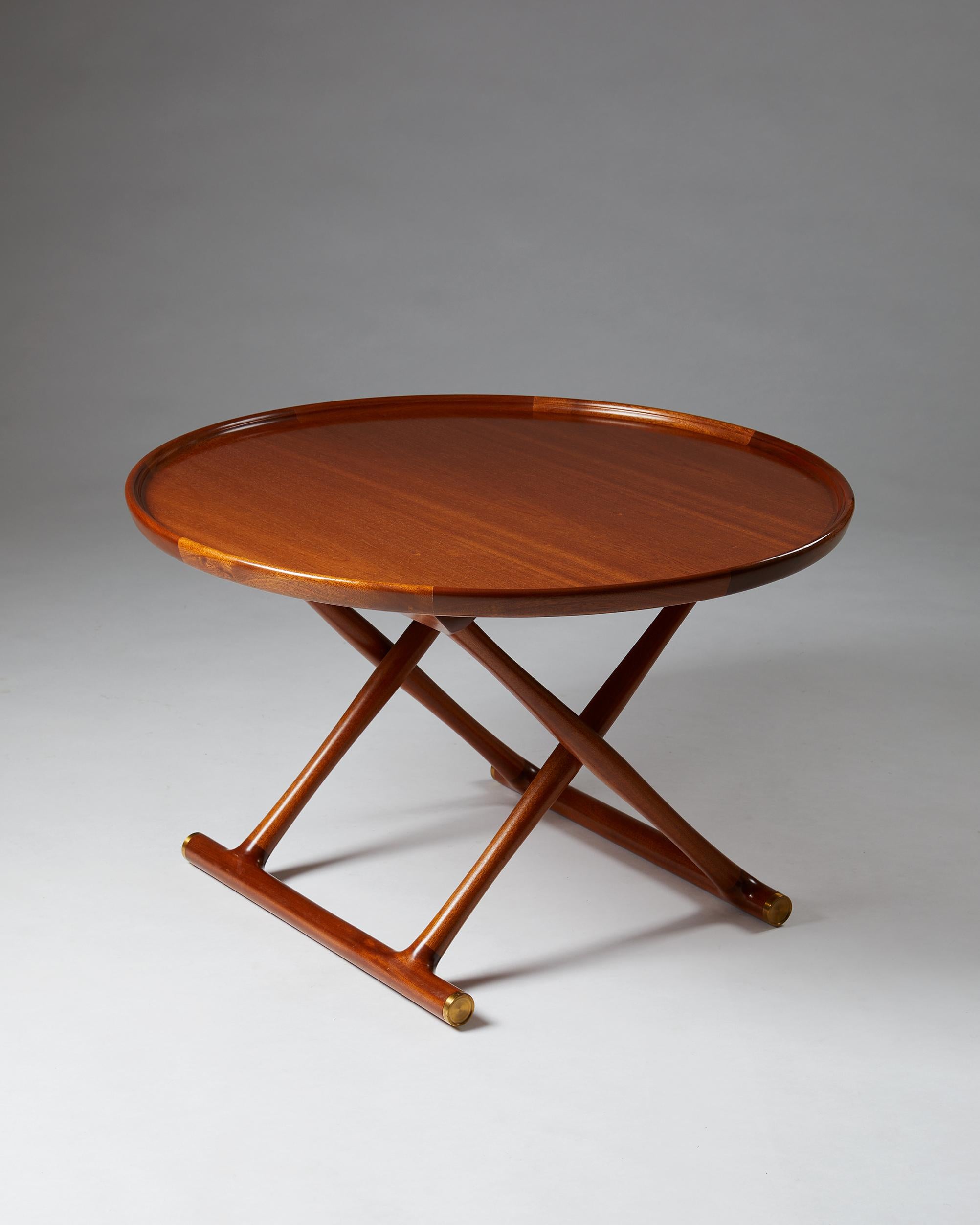 Danish Occasional Table “The Egyptian table”, Designed by Mogens Lassen
