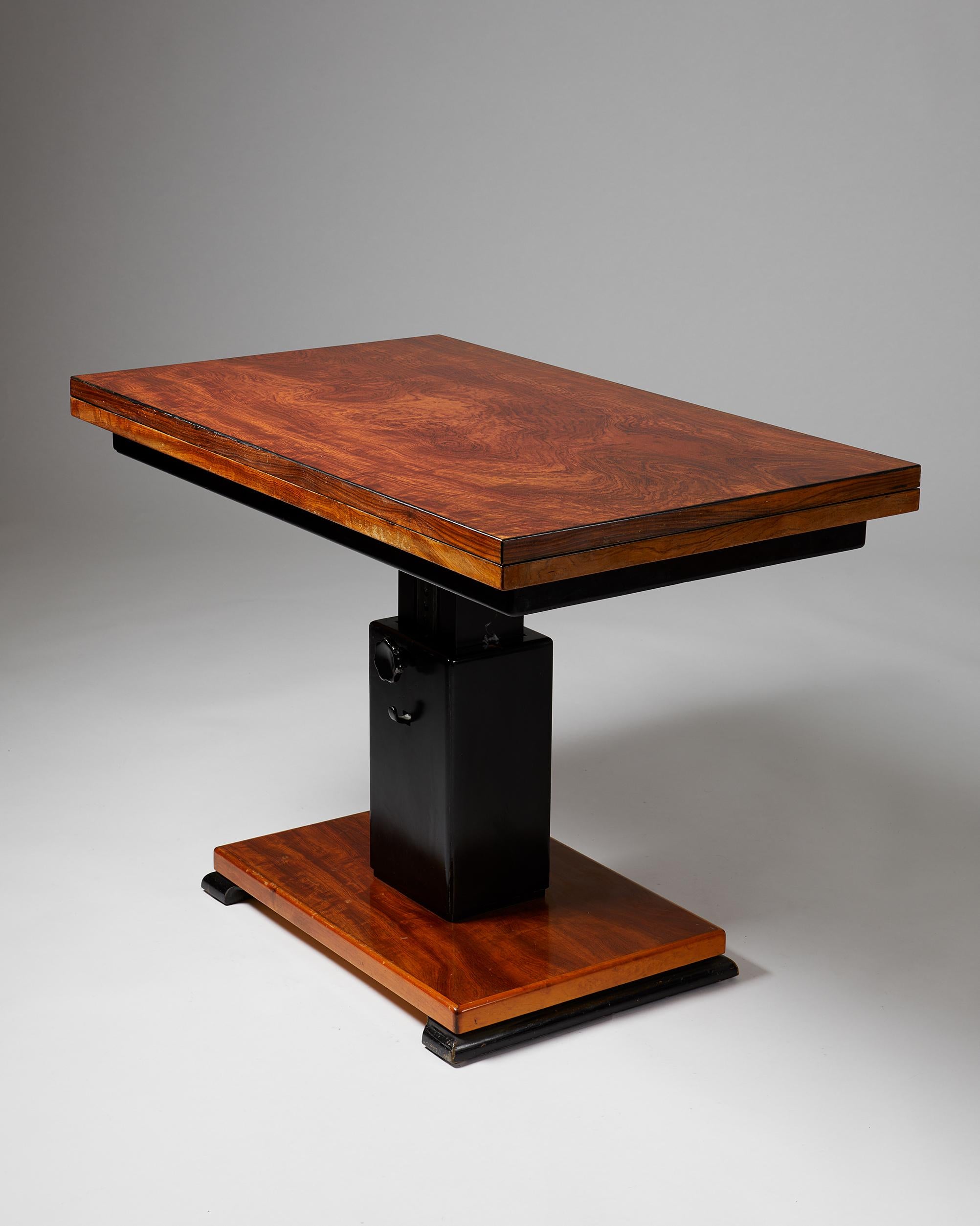 Occasional Table “the Ideal Table” Designed by Otto Wretling, Sweden, 1930s 5