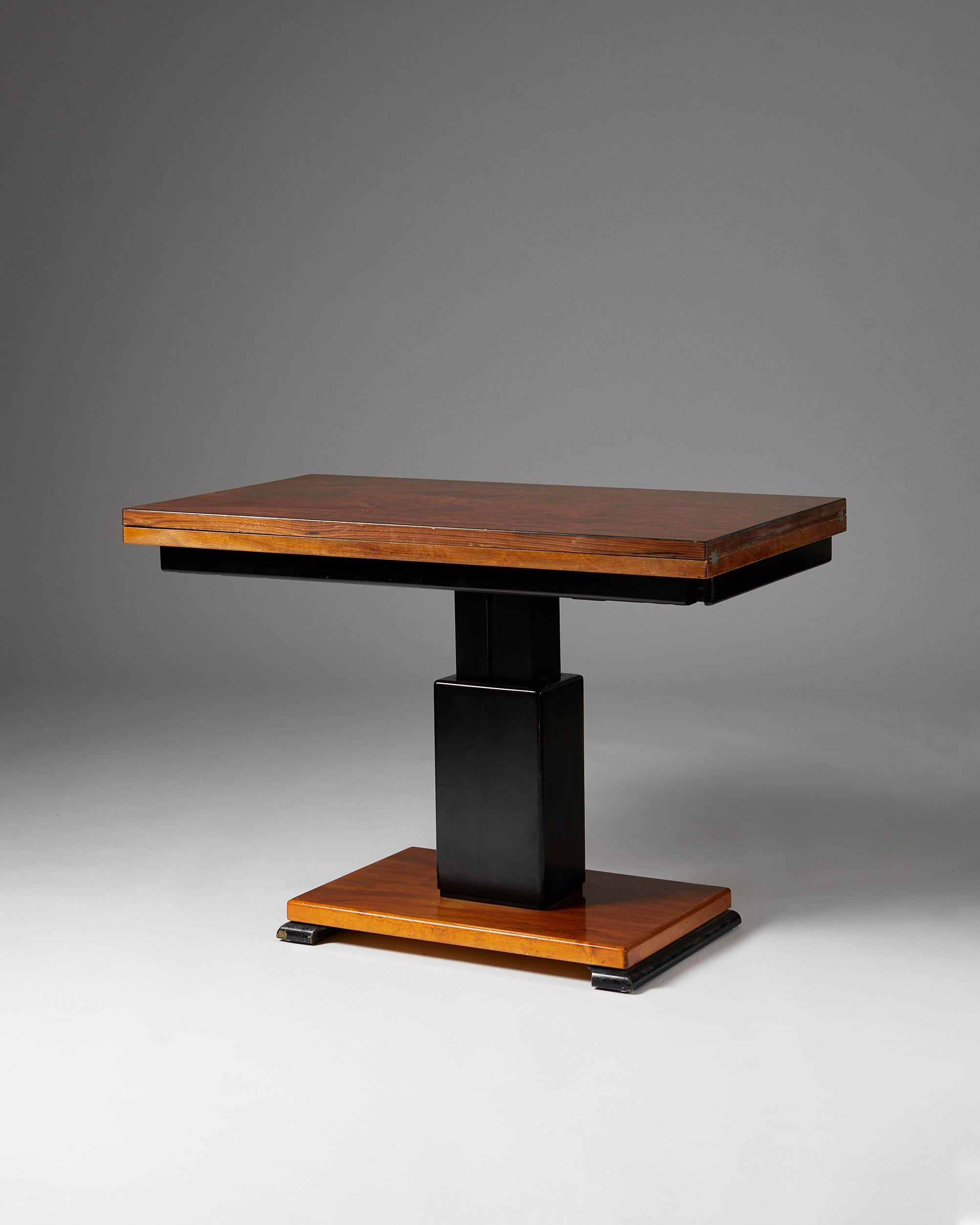 Mid-Century Modern Occasional Table “the Ideal Table” Designed by Otto Wretling, Sweden, 1930s