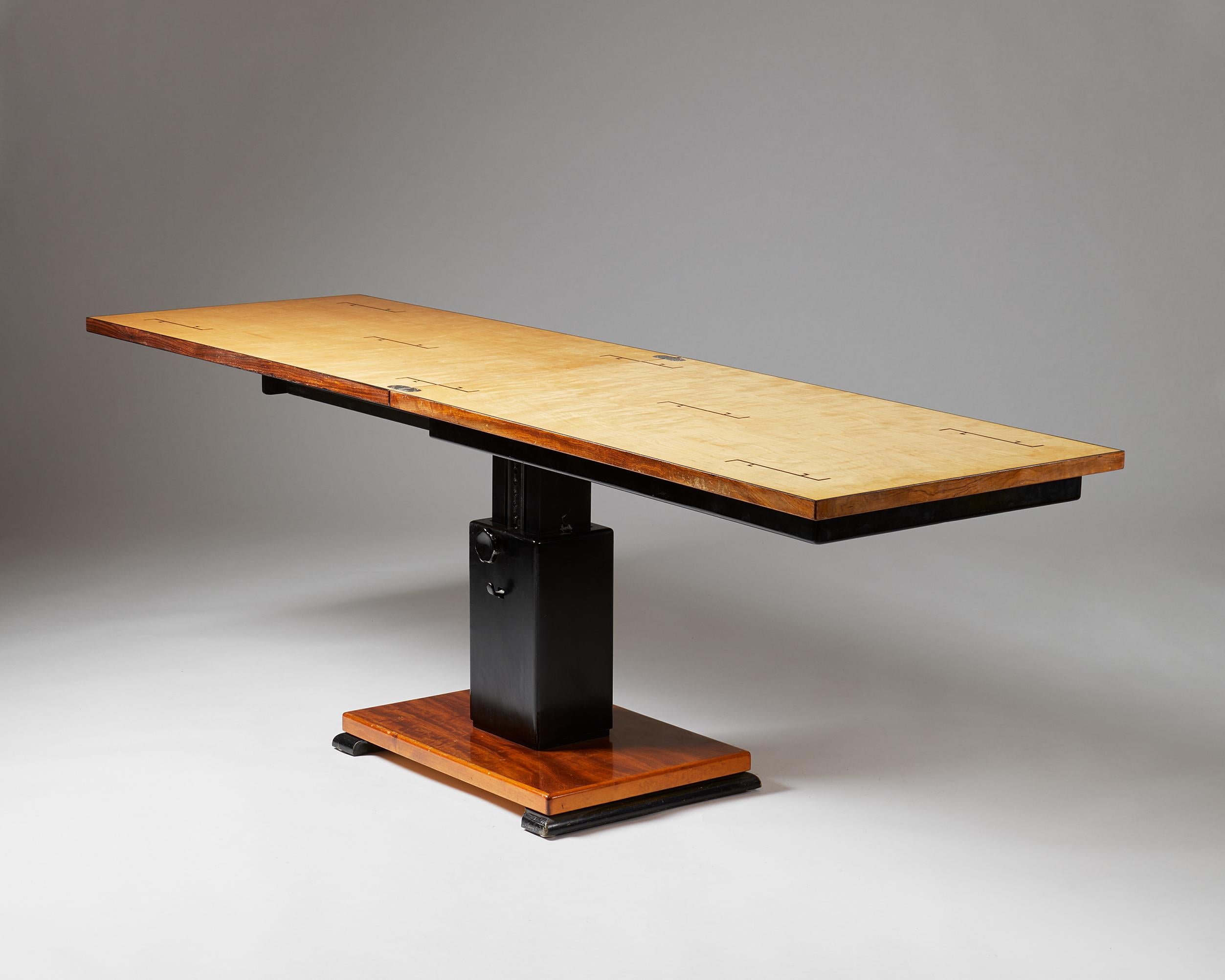 Occasional Table “the Ideal Table” Designed by Otto Wretling, Sweden, 1930s 1