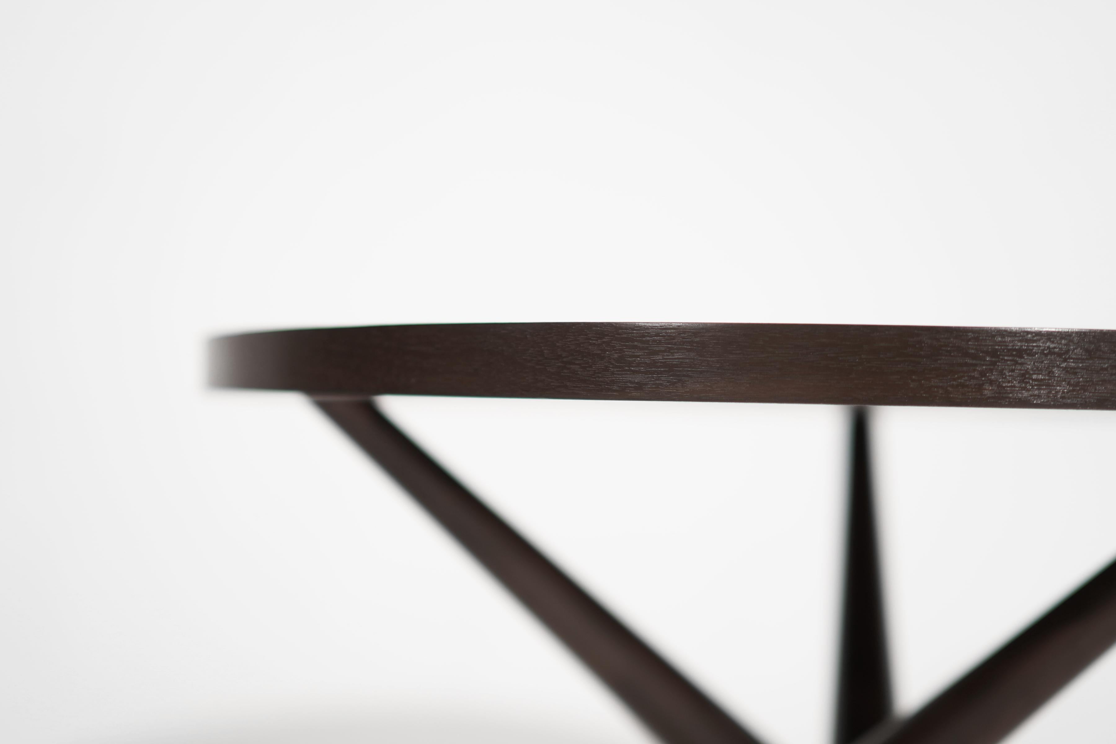 Occasional Walnut Tripod Table by T.H. Robsjohn-Gibbings for Widdicomb, 1950s 5