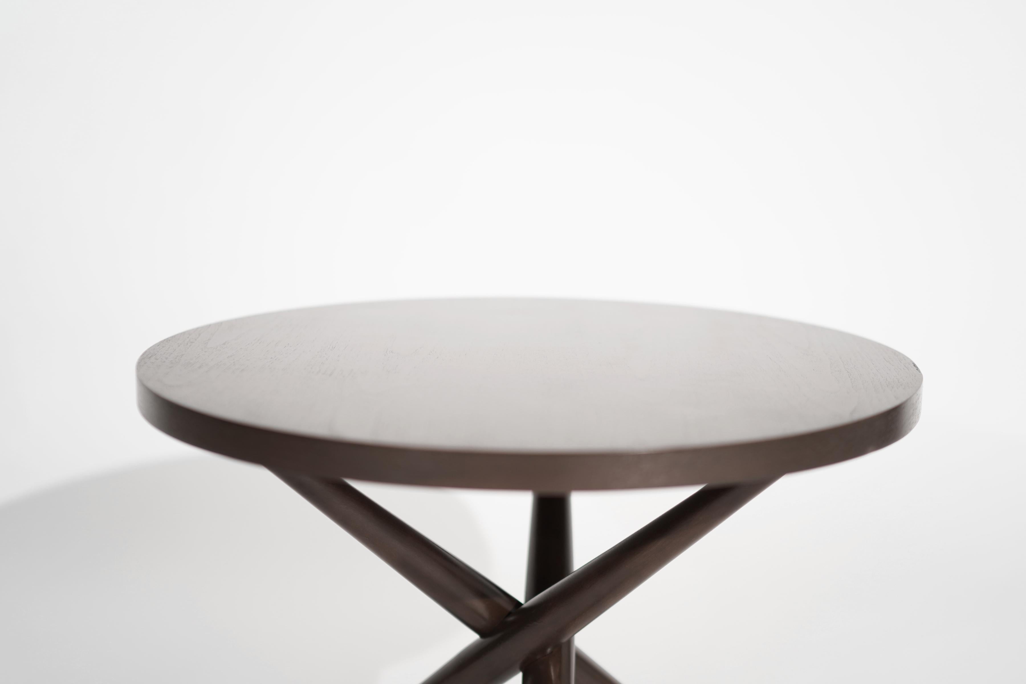 Occasional Walnut Tripod Table by T.H. Robsjohn-Gibbings for Widdicomb, 1950s 3