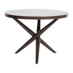 Occasional Walnut Tripod Table by T.H. Robsjohn-Gibbings for Widdicomb, 1950s